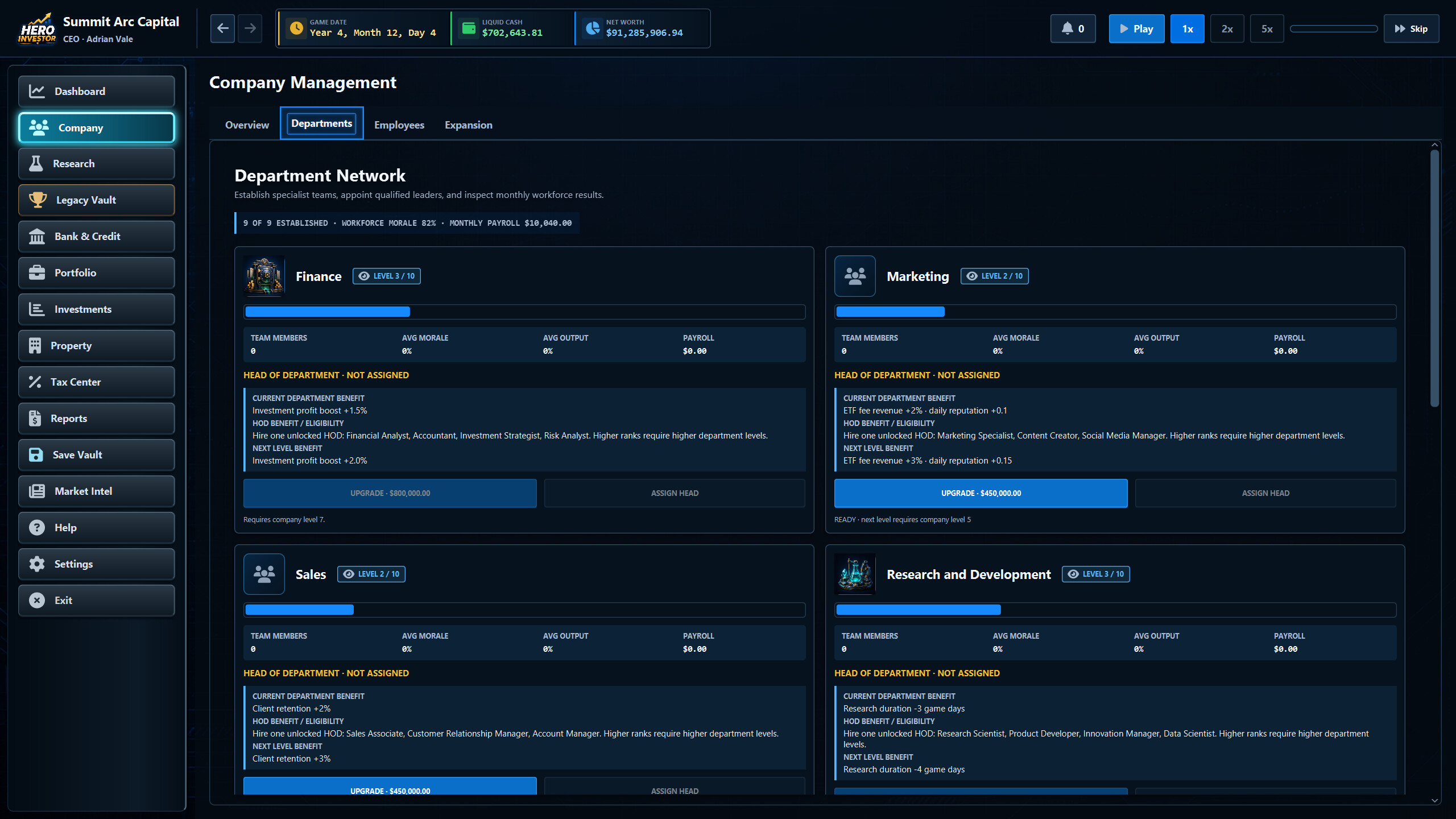Hero Investor: Business Tycoon screenshot 5