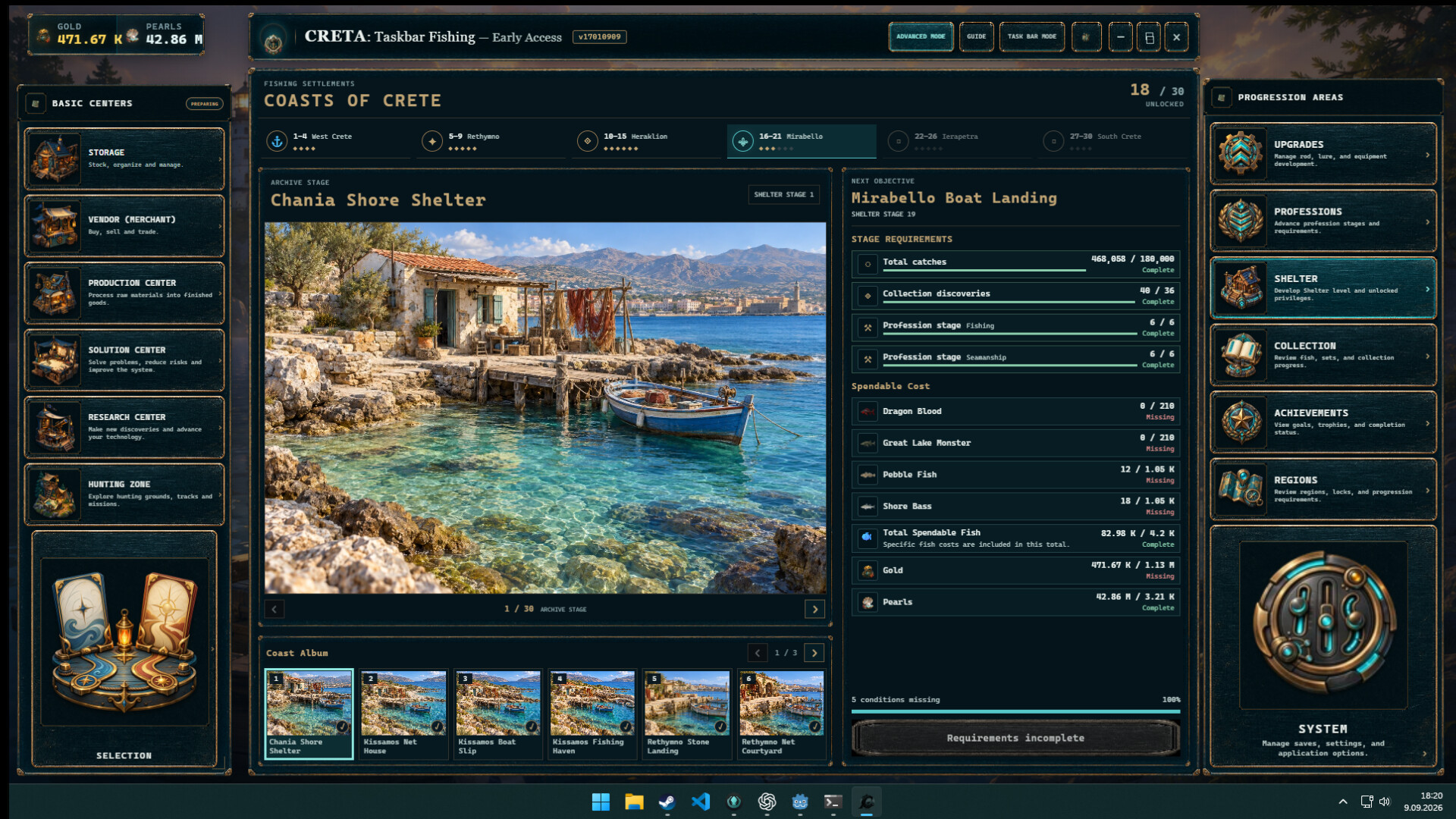 CRETA: Taskbar Fishing screenshot 4