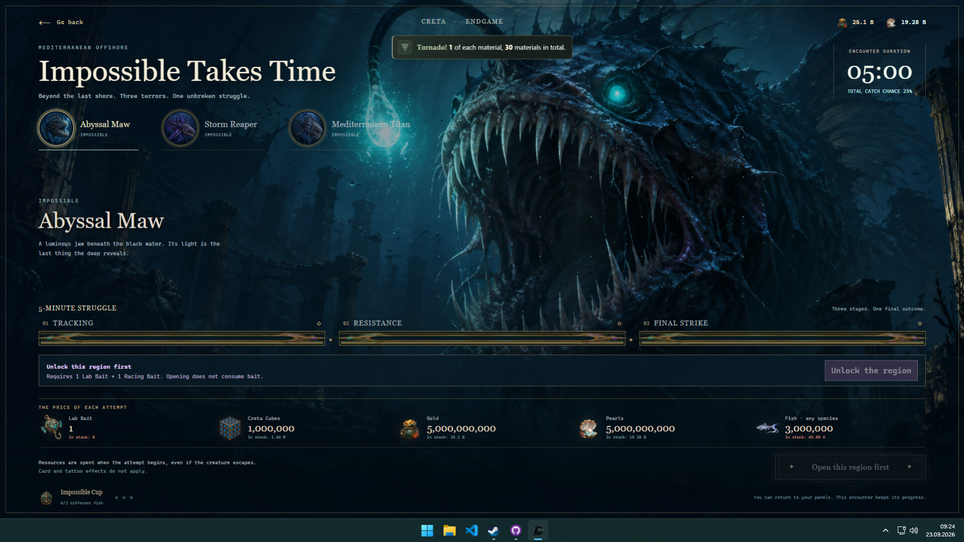 CRETA: Taskbar Fishing trailer