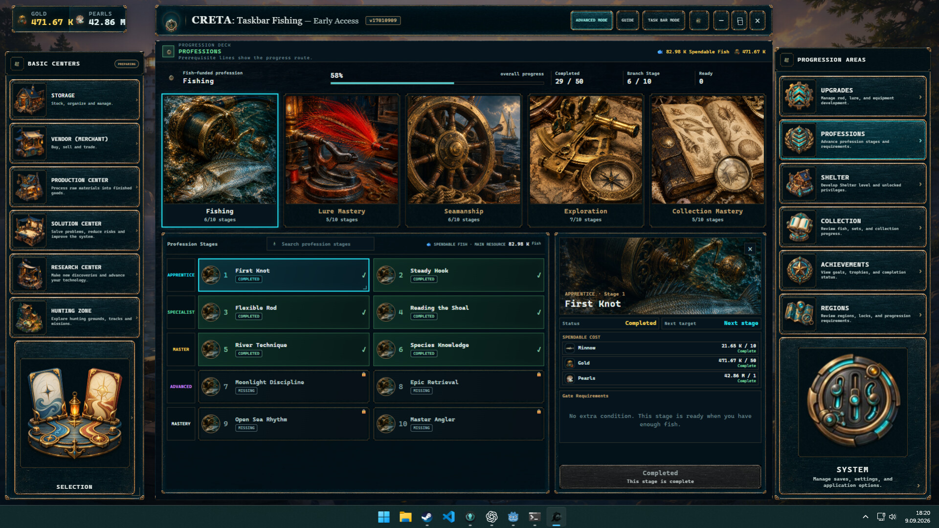 CRETA: Taskbar Fishing screenshot 5