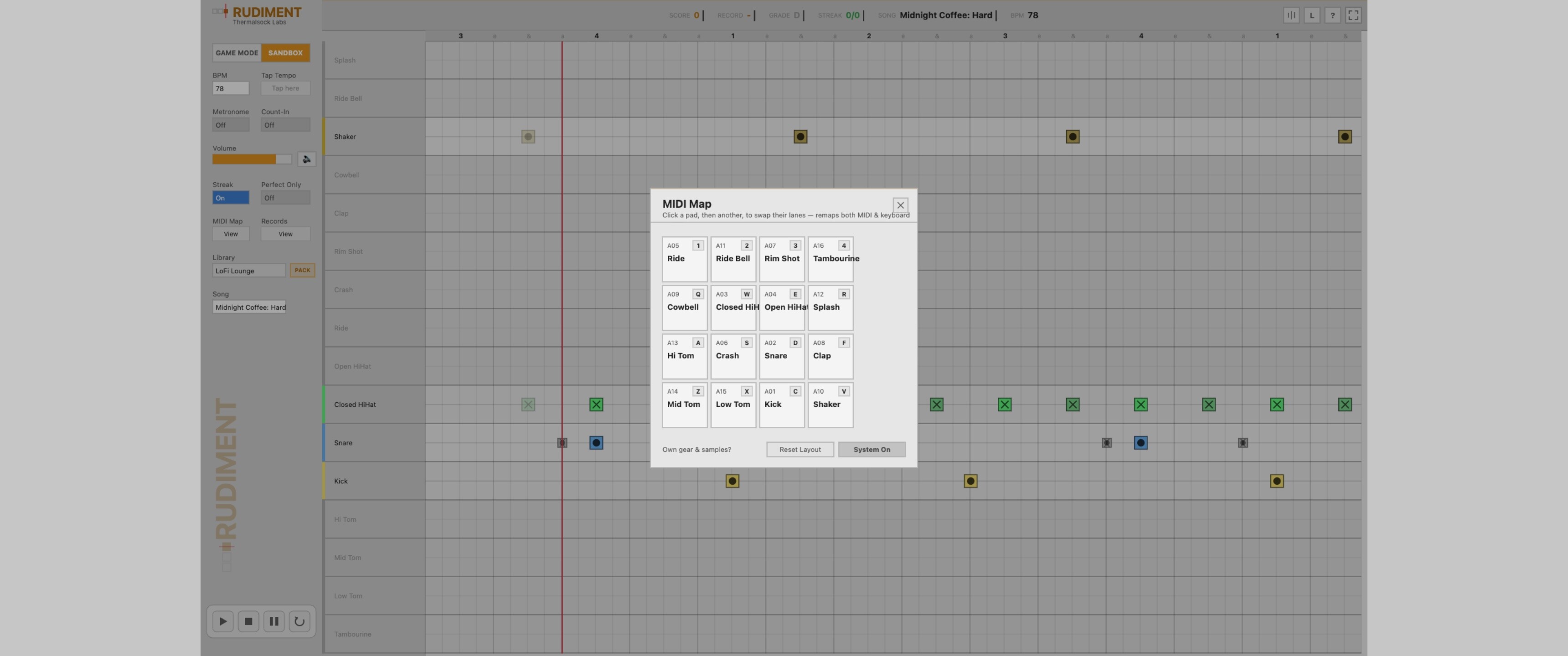 Rudiment screenshot 2