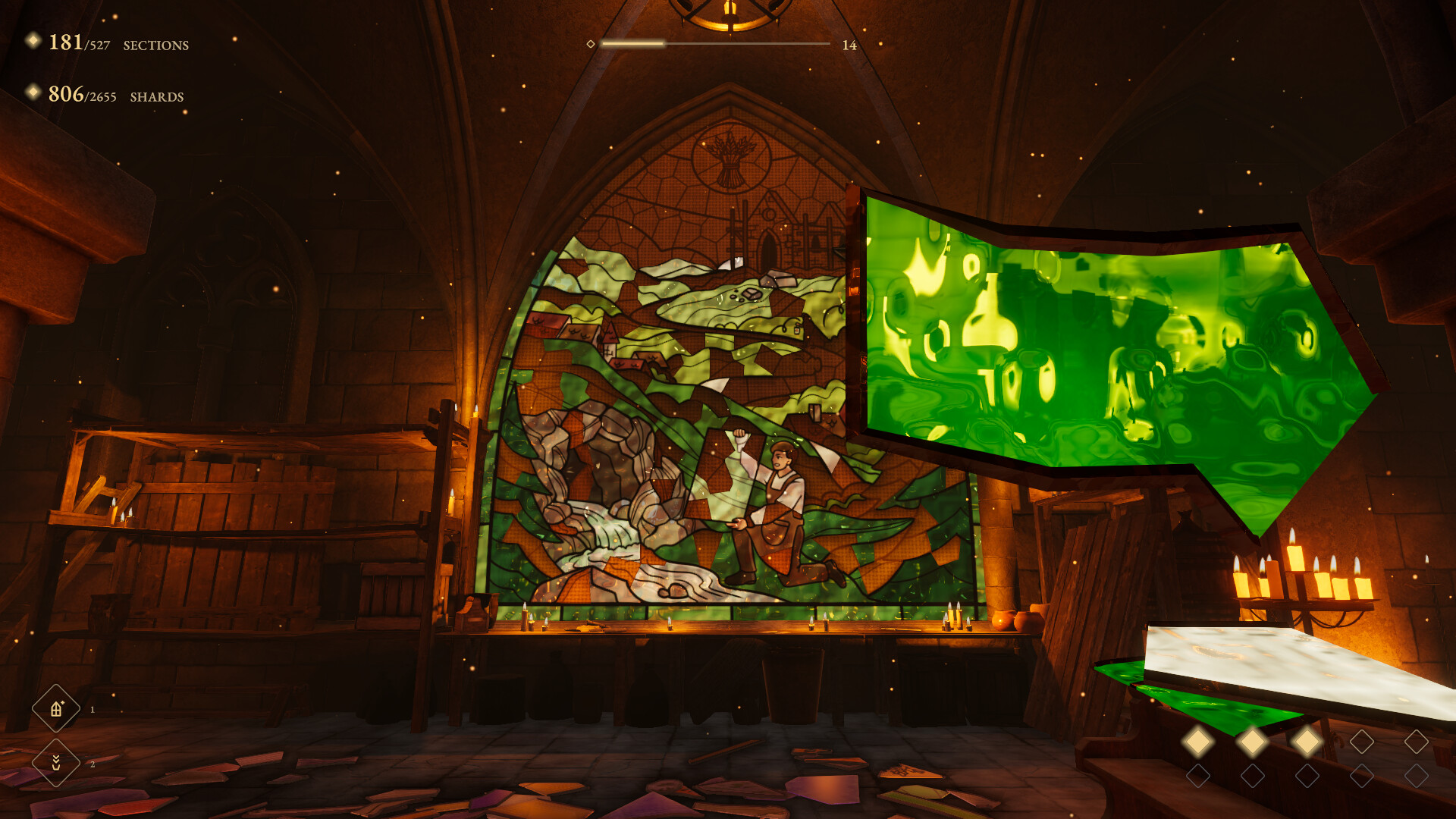 Piece and Quiet: A Stained Glass Restoration screenshot 2