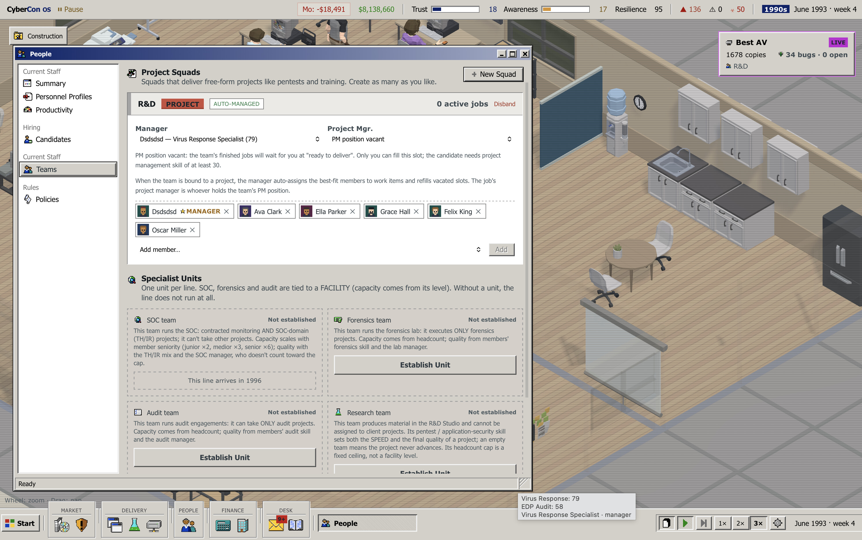 CyberCon: Cybersecurity Tycoon screenshot 3