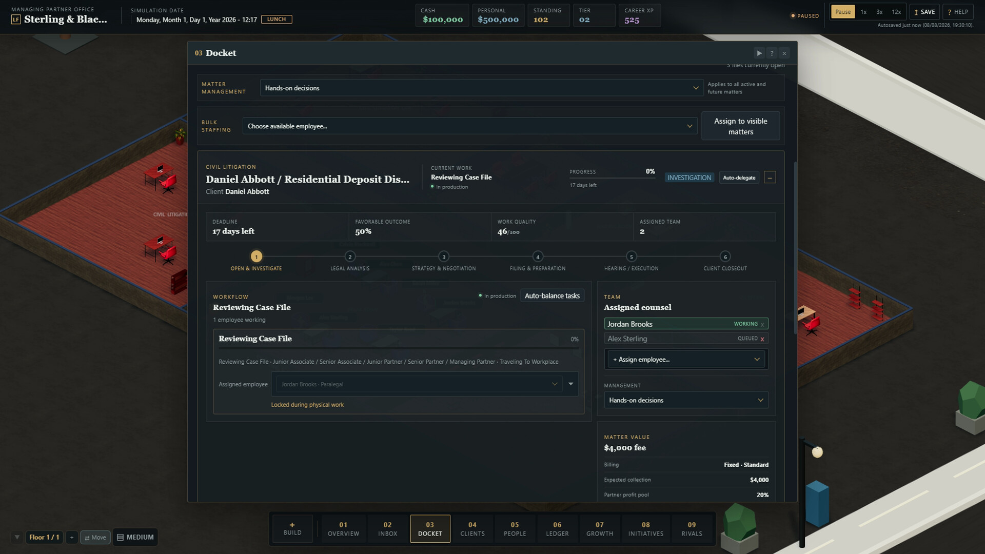 Law Firm Simulator screenshot 2