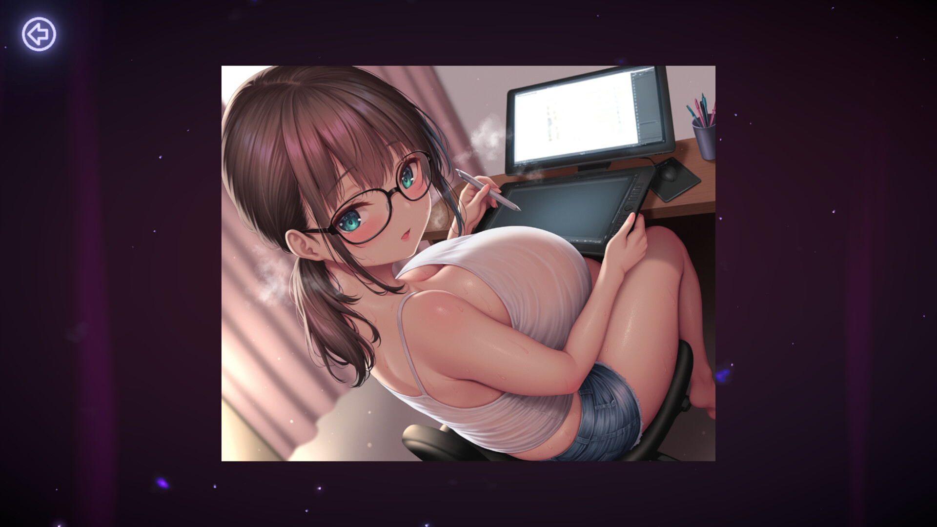 Hentai Tales: Under The Neighbor Glasses Slut screenshot 3