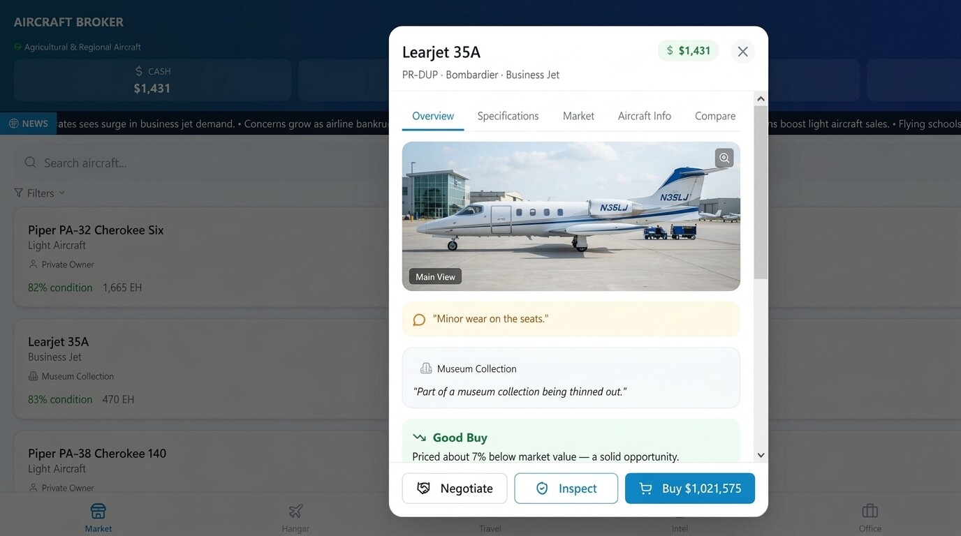 Aircraft Broker screenshot 3