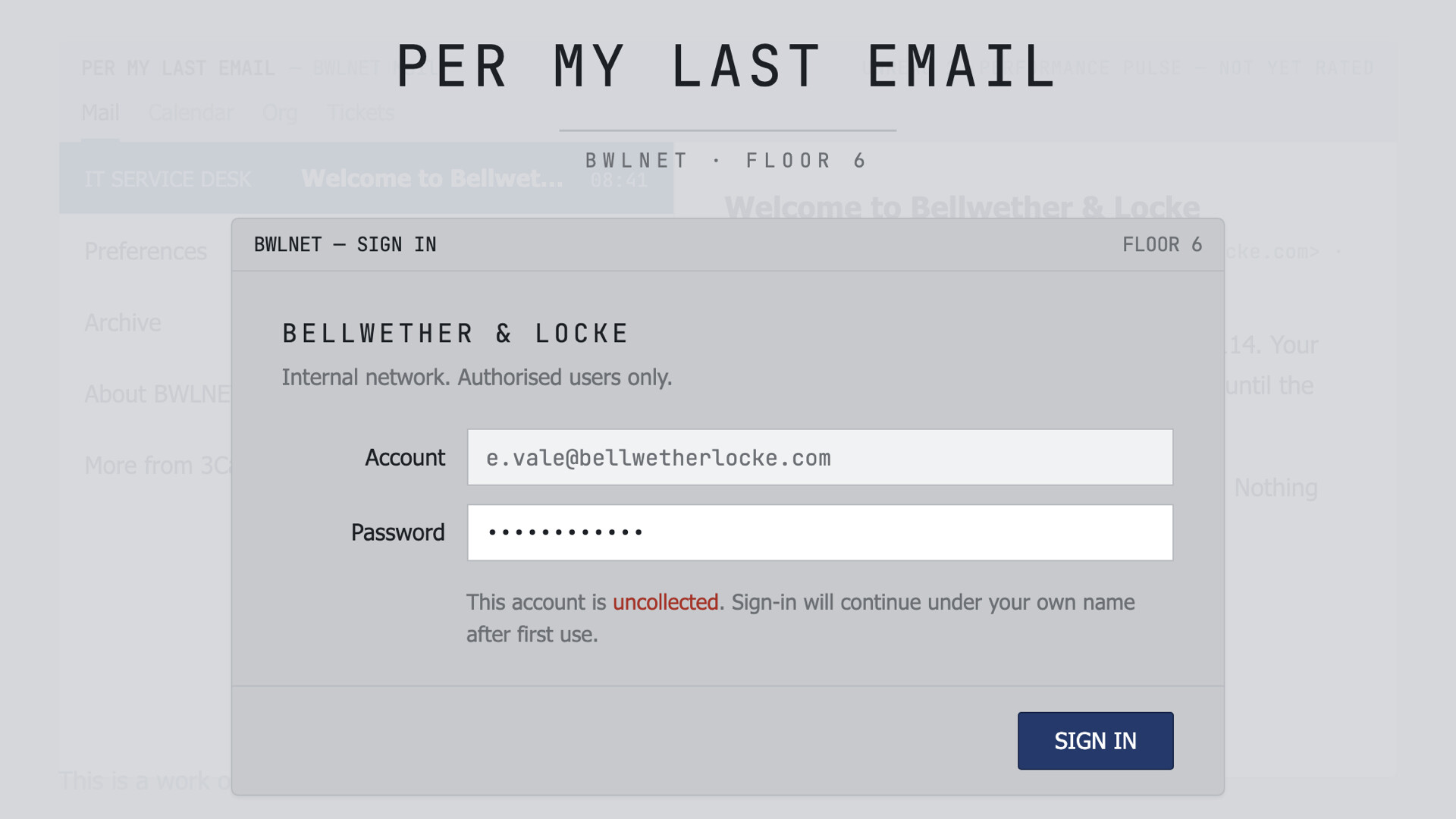 Per My Last Email trailer
