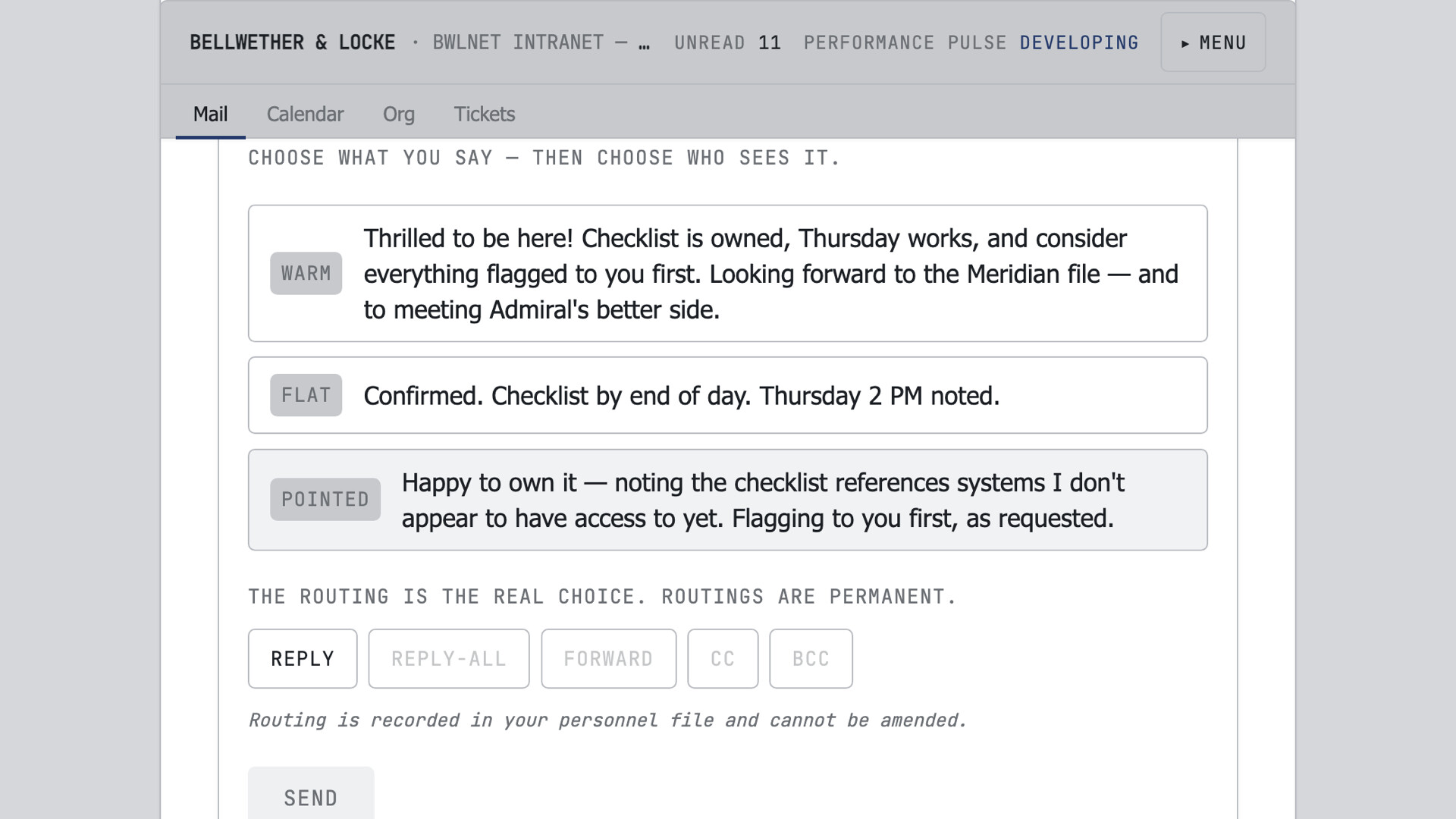 Per My Last Email screenshot 4