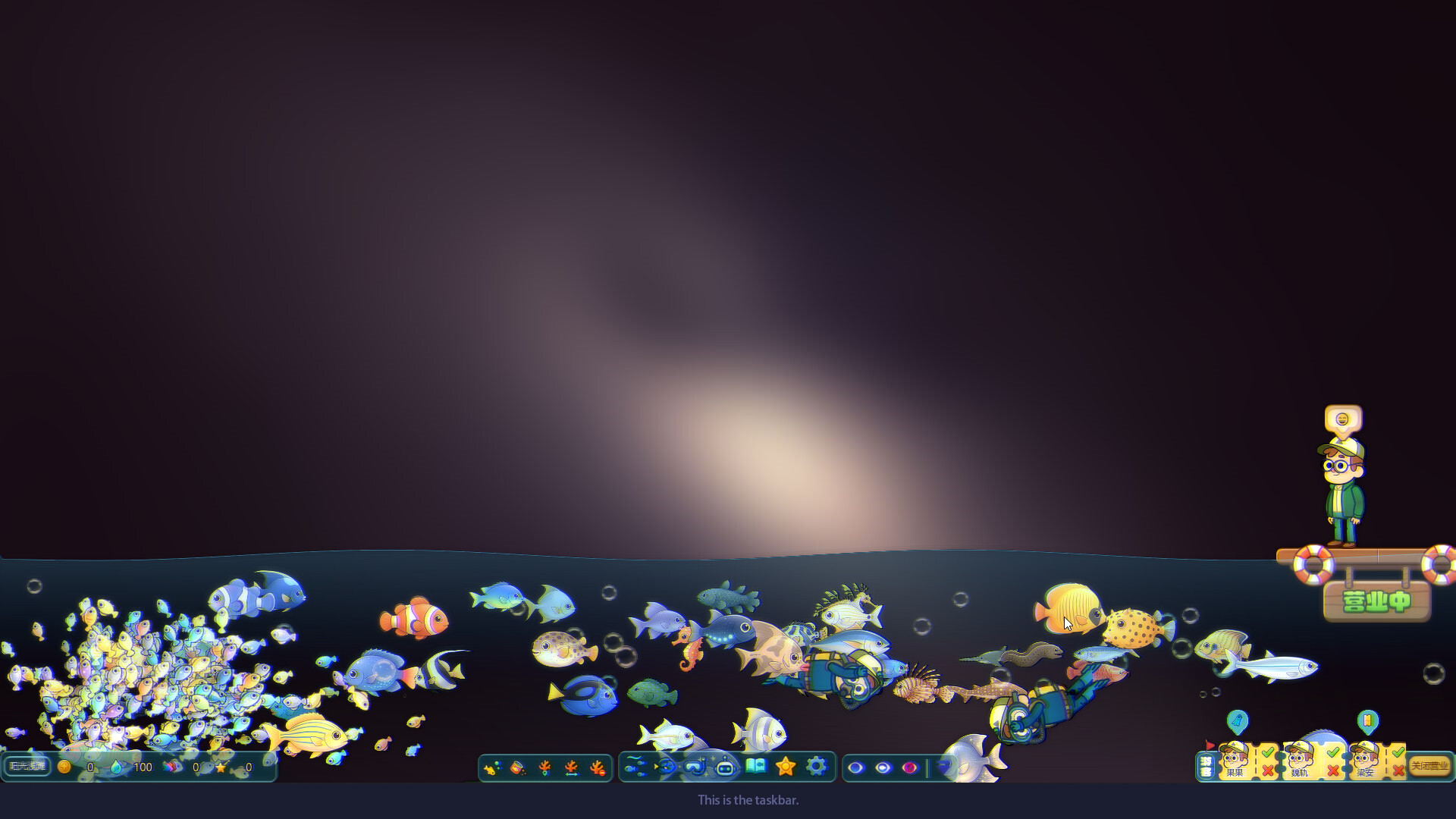 Golden Bay: Desktop Aquarium screenshot 4