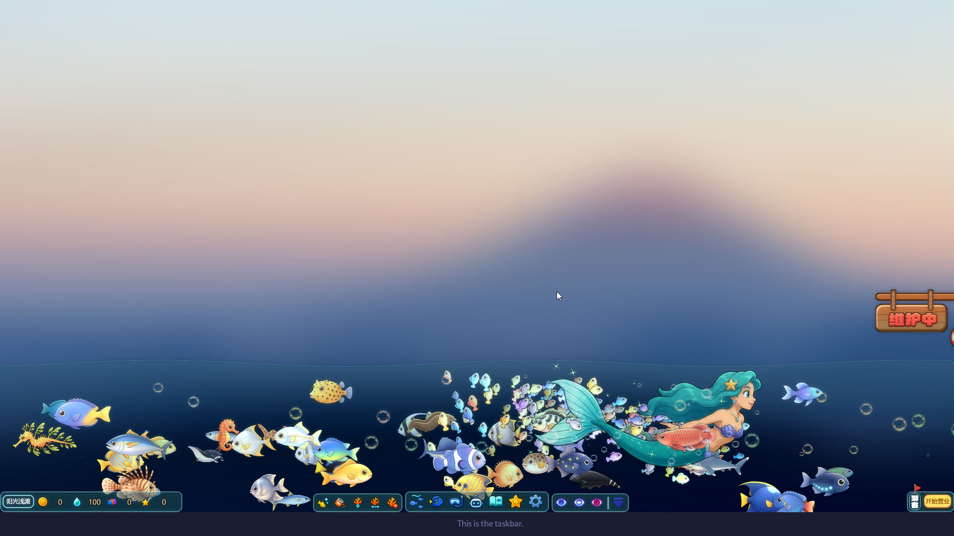 Golden Bay: Desktop Aquarium screenshot 3