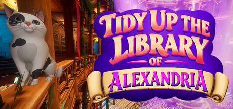 Cover art from Tidy Up the Library of Alexandria