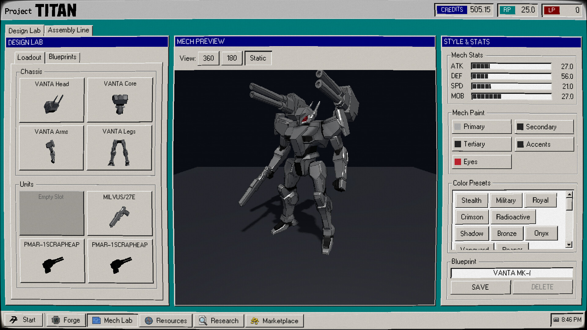 Project TITAN screenshot 2