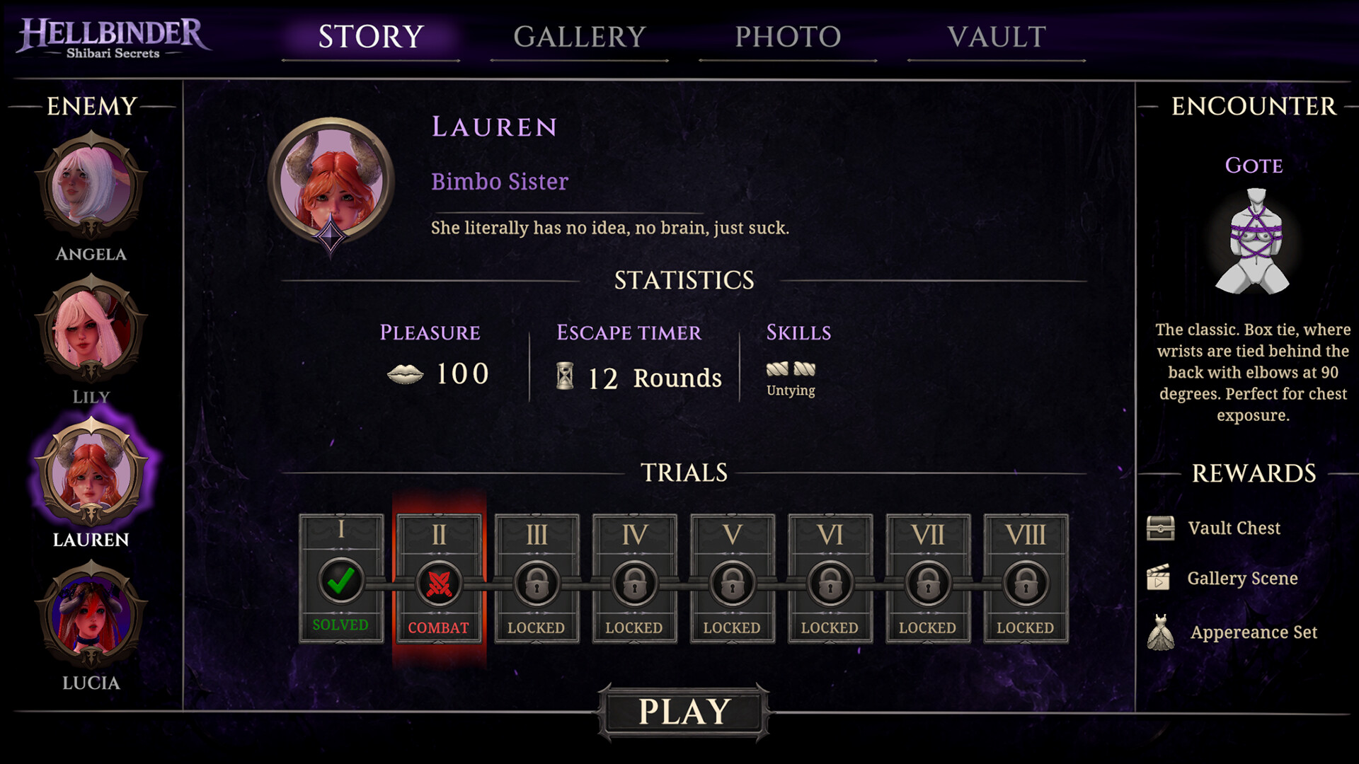 Hellbinder: Shibari Secrets screenshot 2