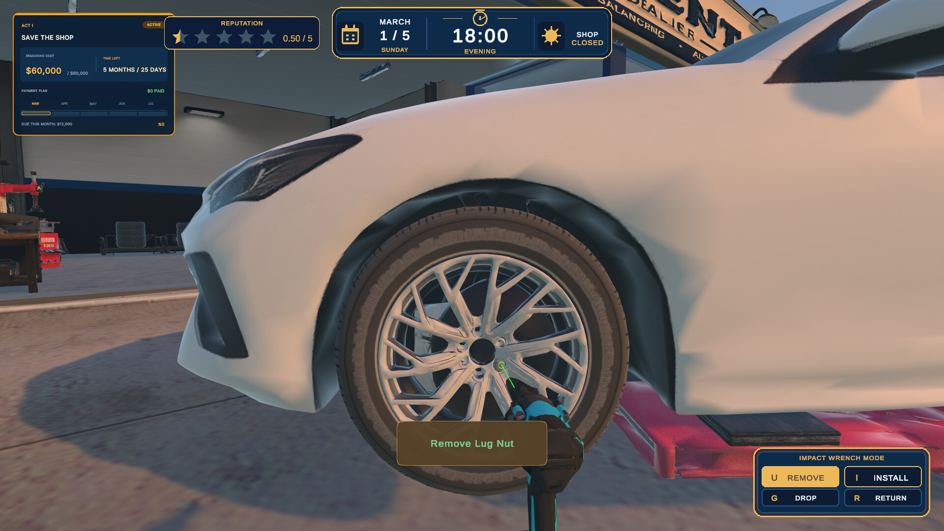 Tire Dealer Simulator screenshot 2