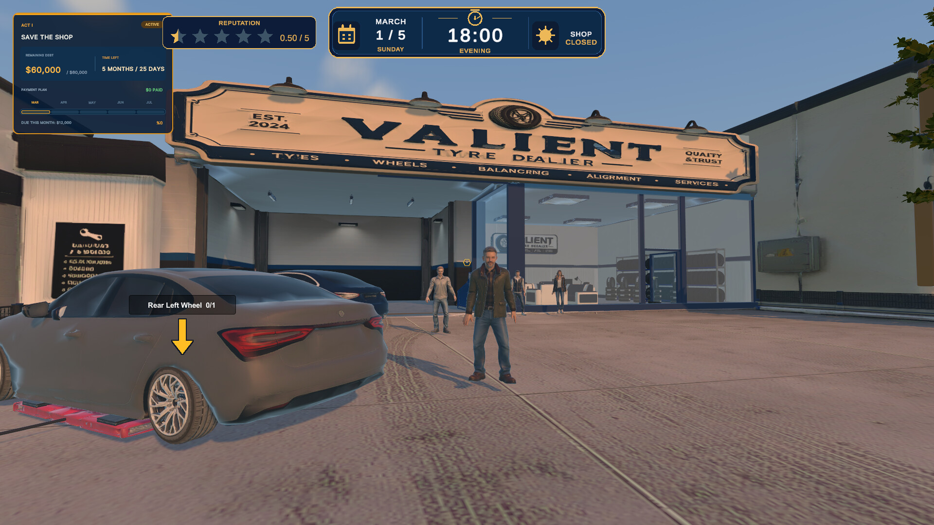 Tire Dealer Simulator screenshot 3
