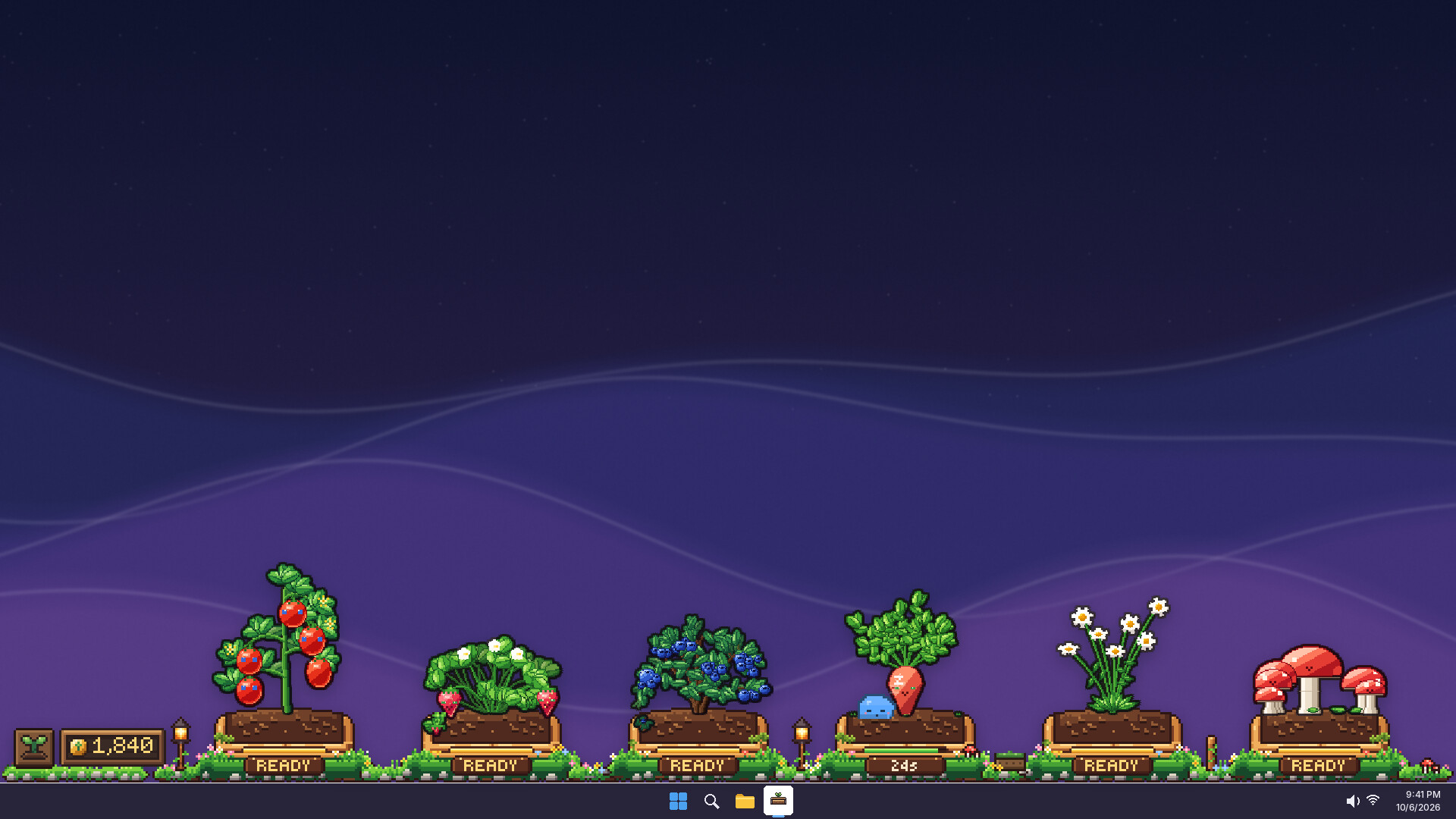 Taskbar Garden trailer