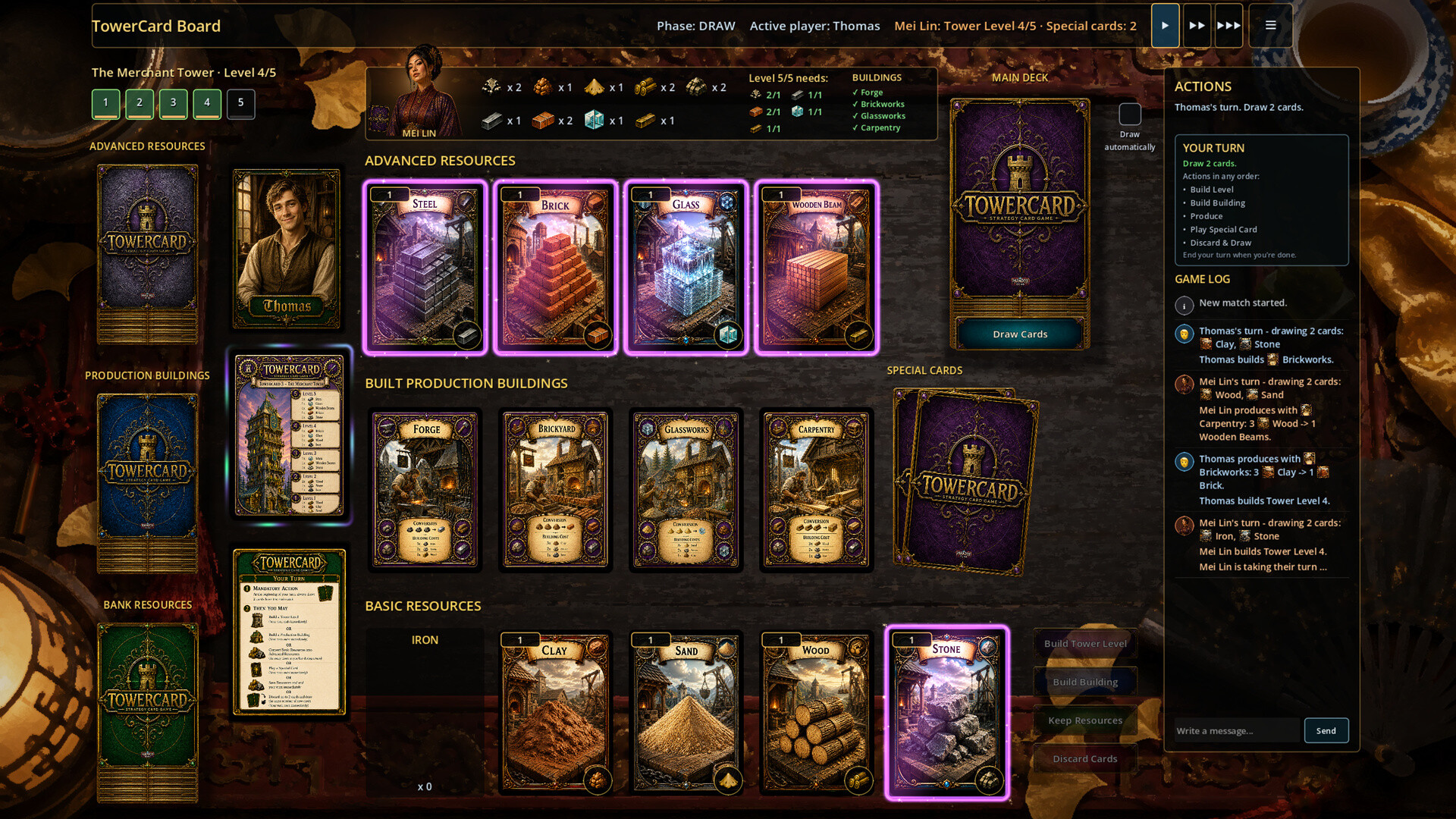 TowerCard: Digital Edition screenshot 1