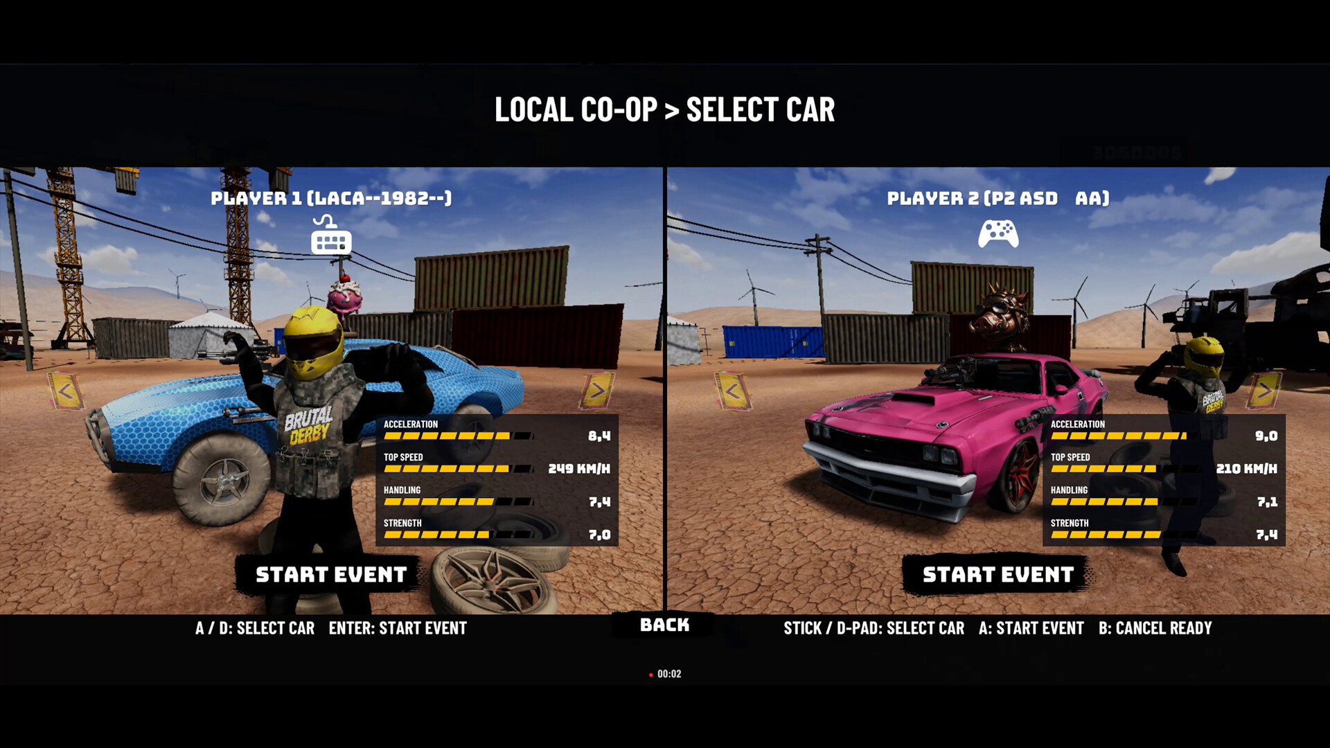 BRUTAL DERBY screenshot 3