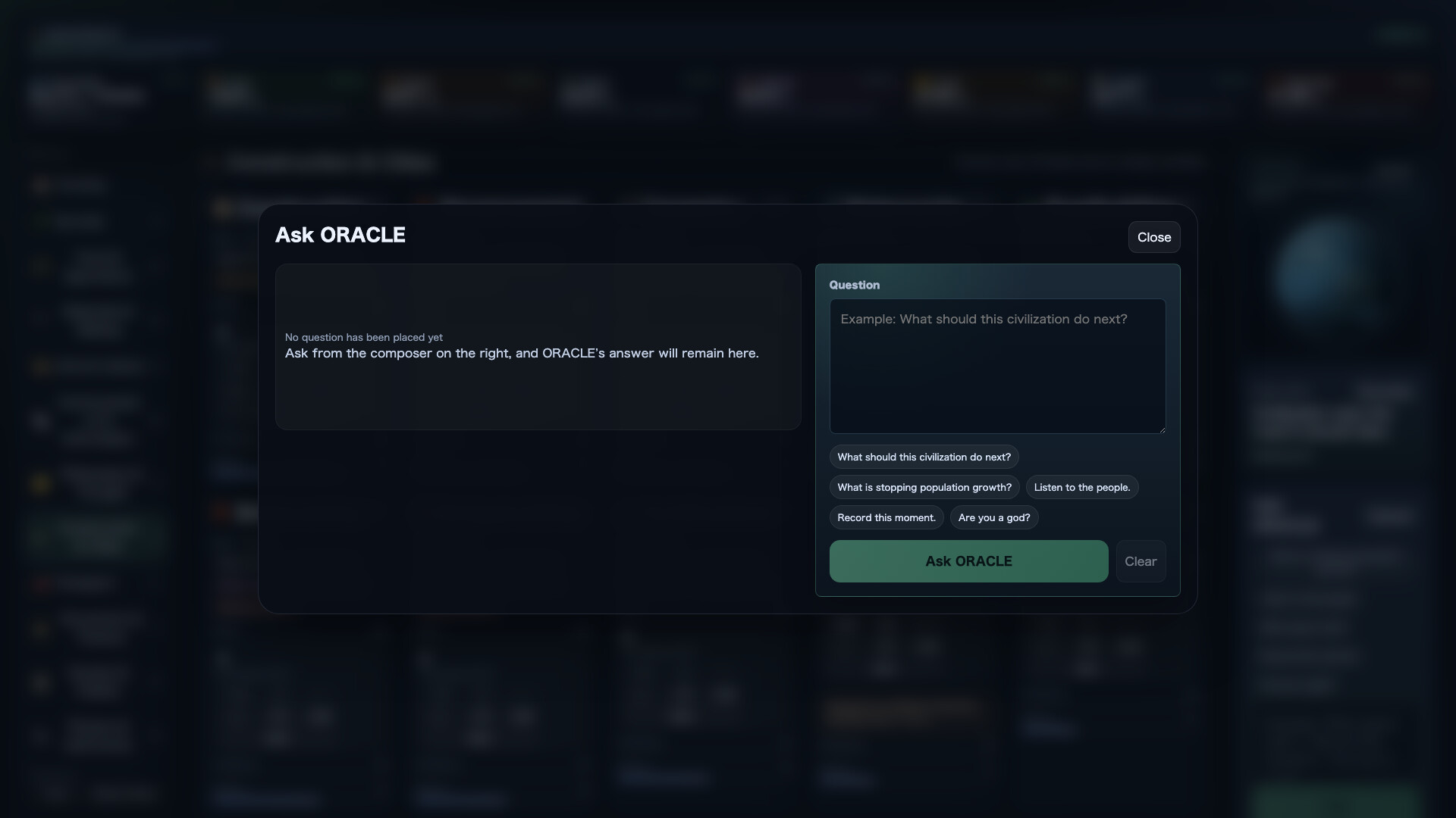 ORACLE: Humanity, Automated screenshot 3