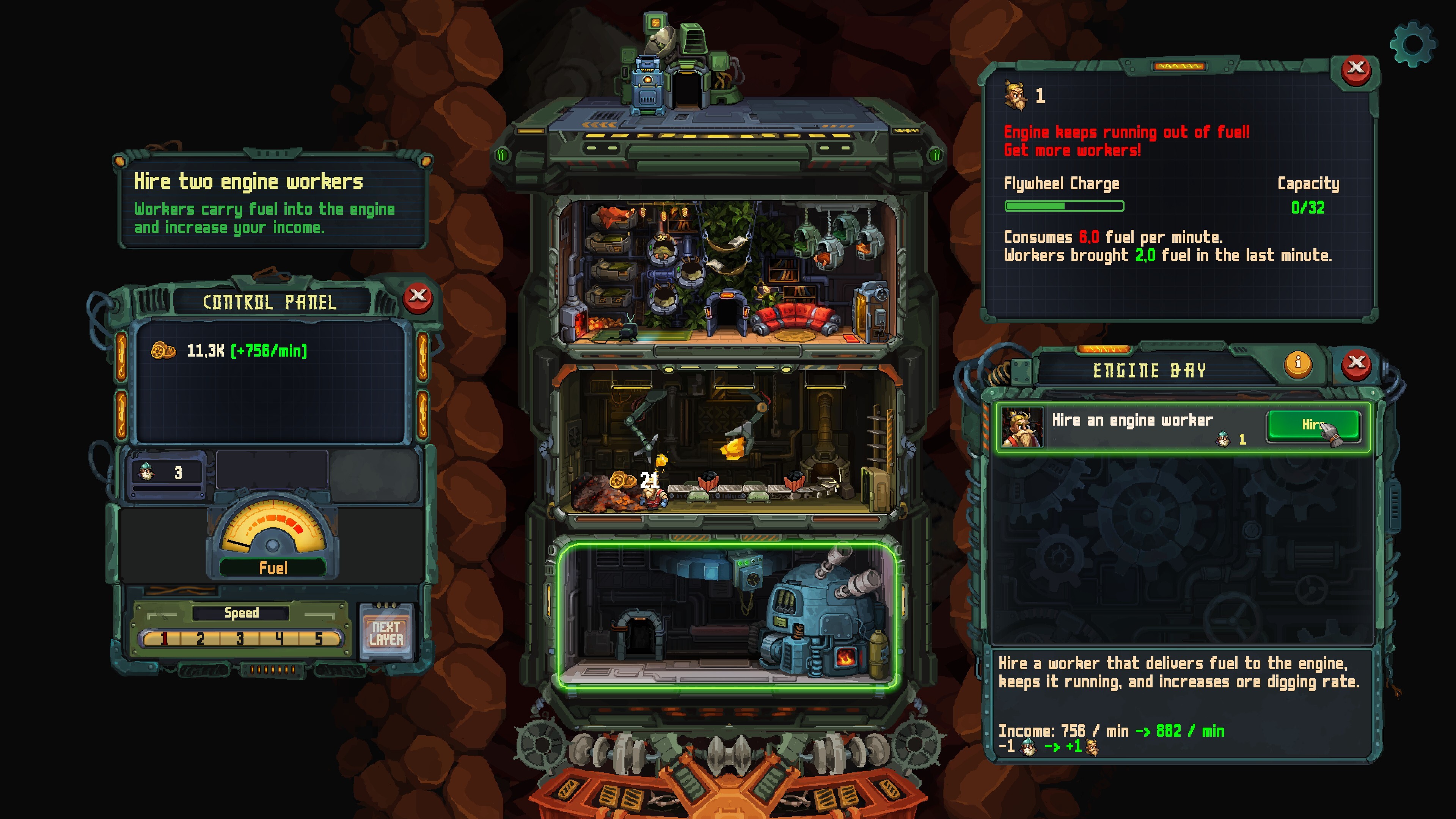 Dwarven Digging Machine screenshot 2