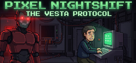 Cover art from Pixel Nightshift: The Vesta Protocol