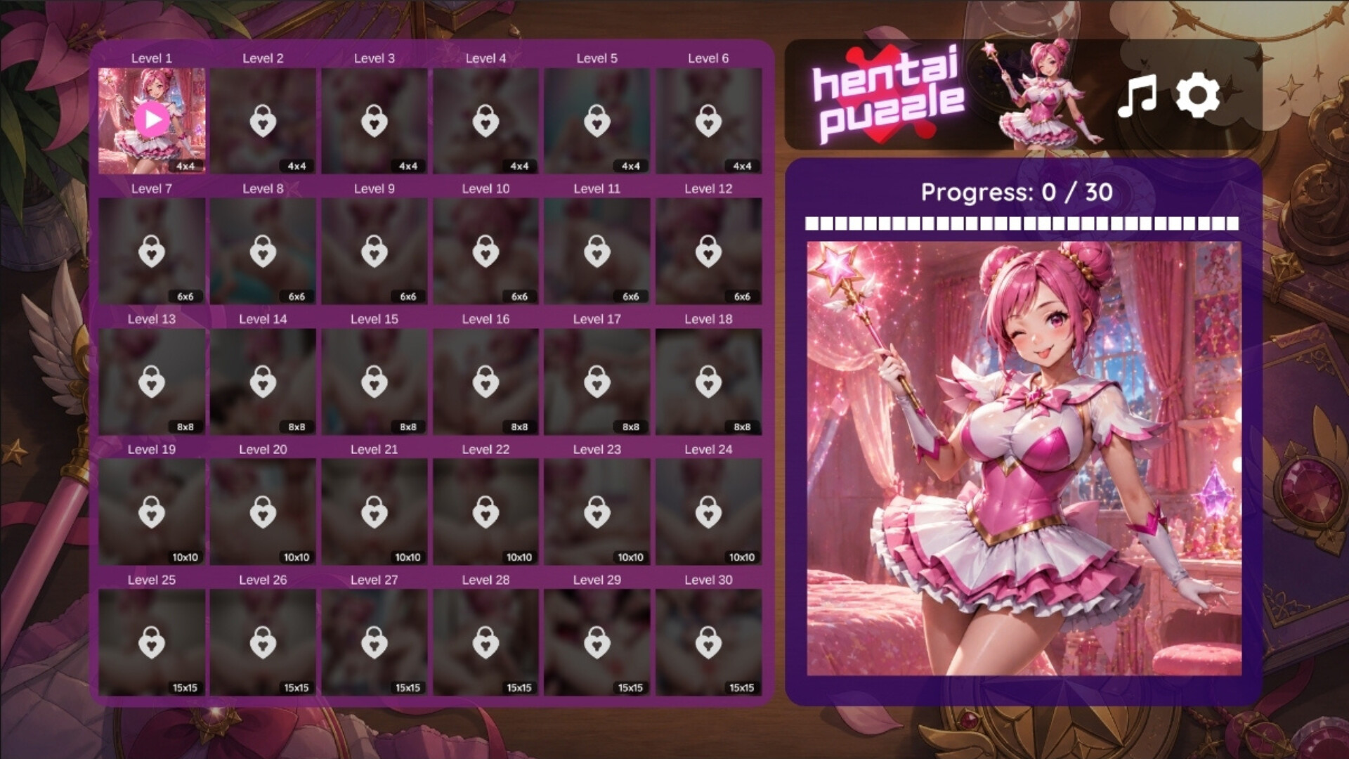 Hentai Puzzle: Luna screenshot 4