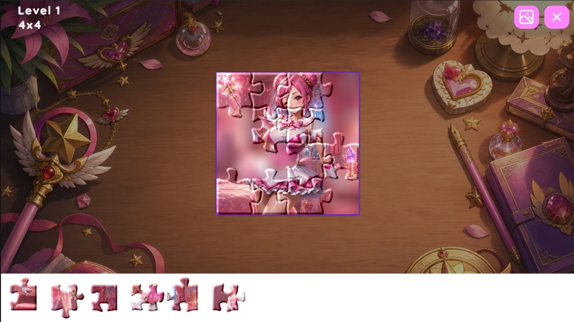 Hentai Puzzle: Luna screenshot 3
