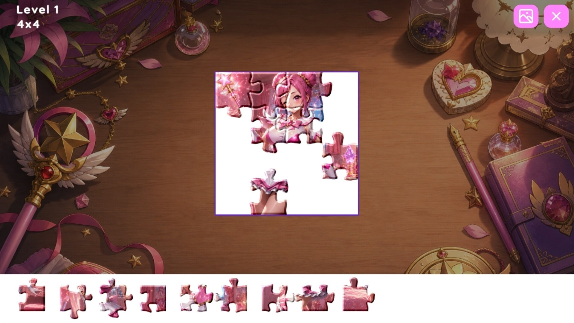 Hentai Puzzle: Luna screenshot 2