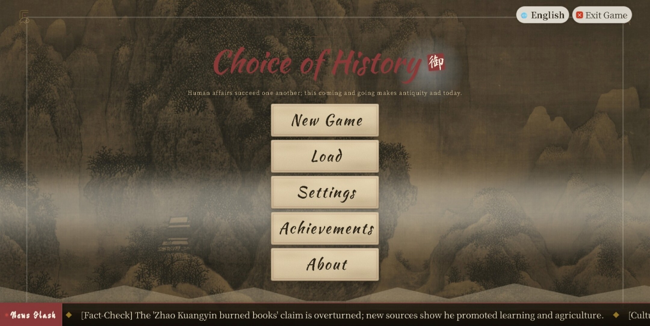 Choice of History trailer
