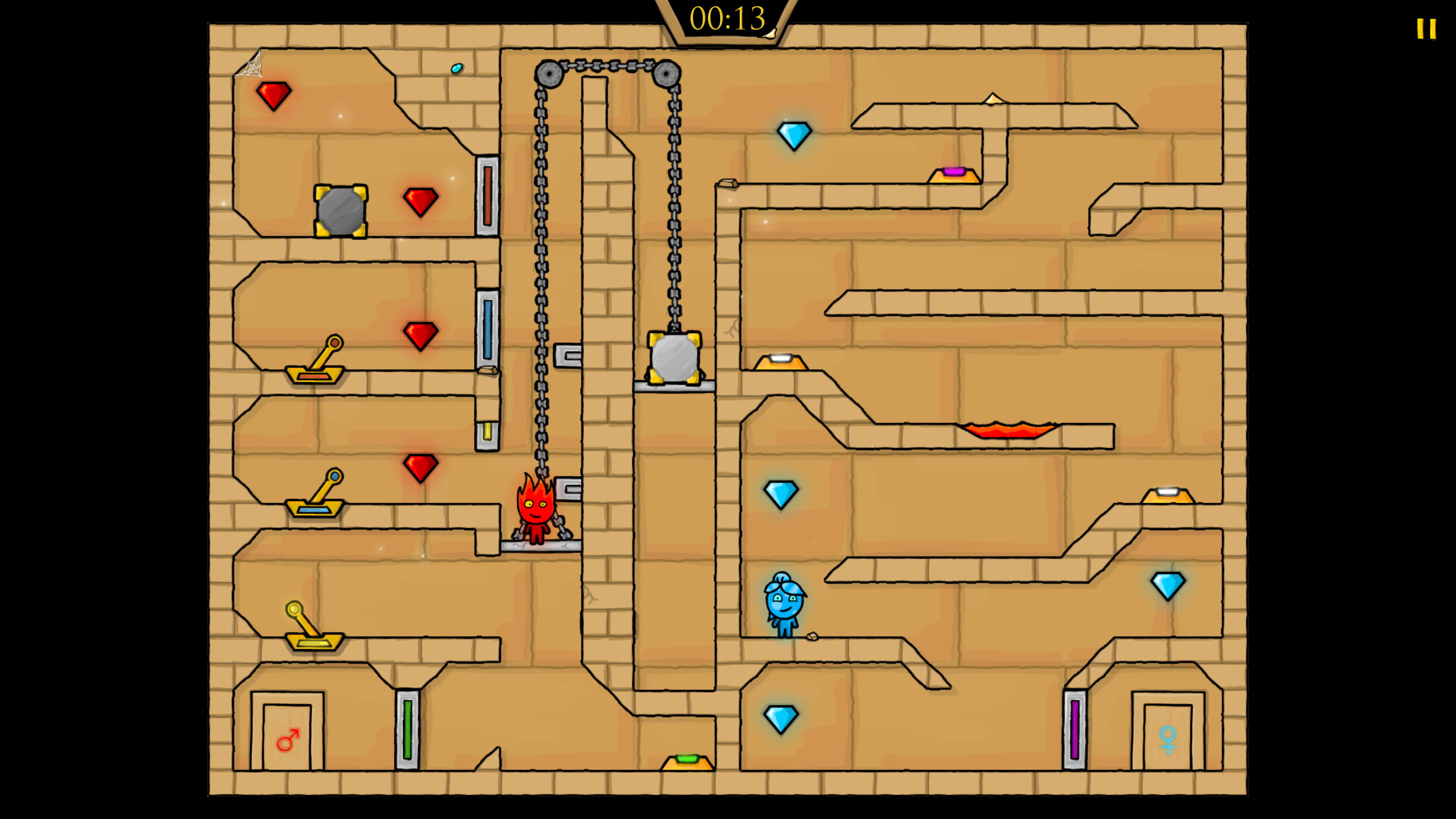 Fireboy & Watergirl 2: The Light Temple screenshot 5
