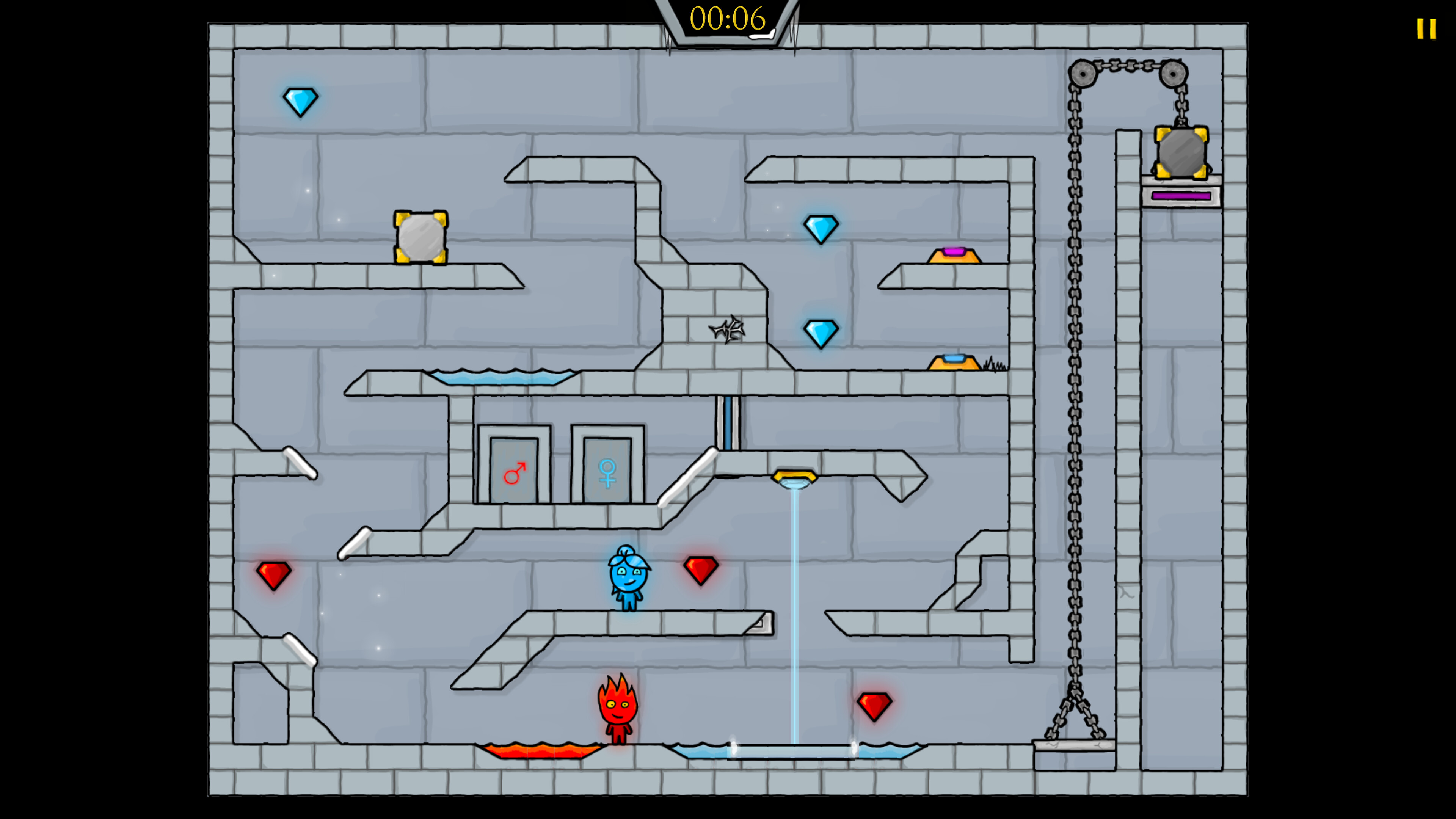 Fireboy & Watergirl 3: The Ice Temple screenshot 3