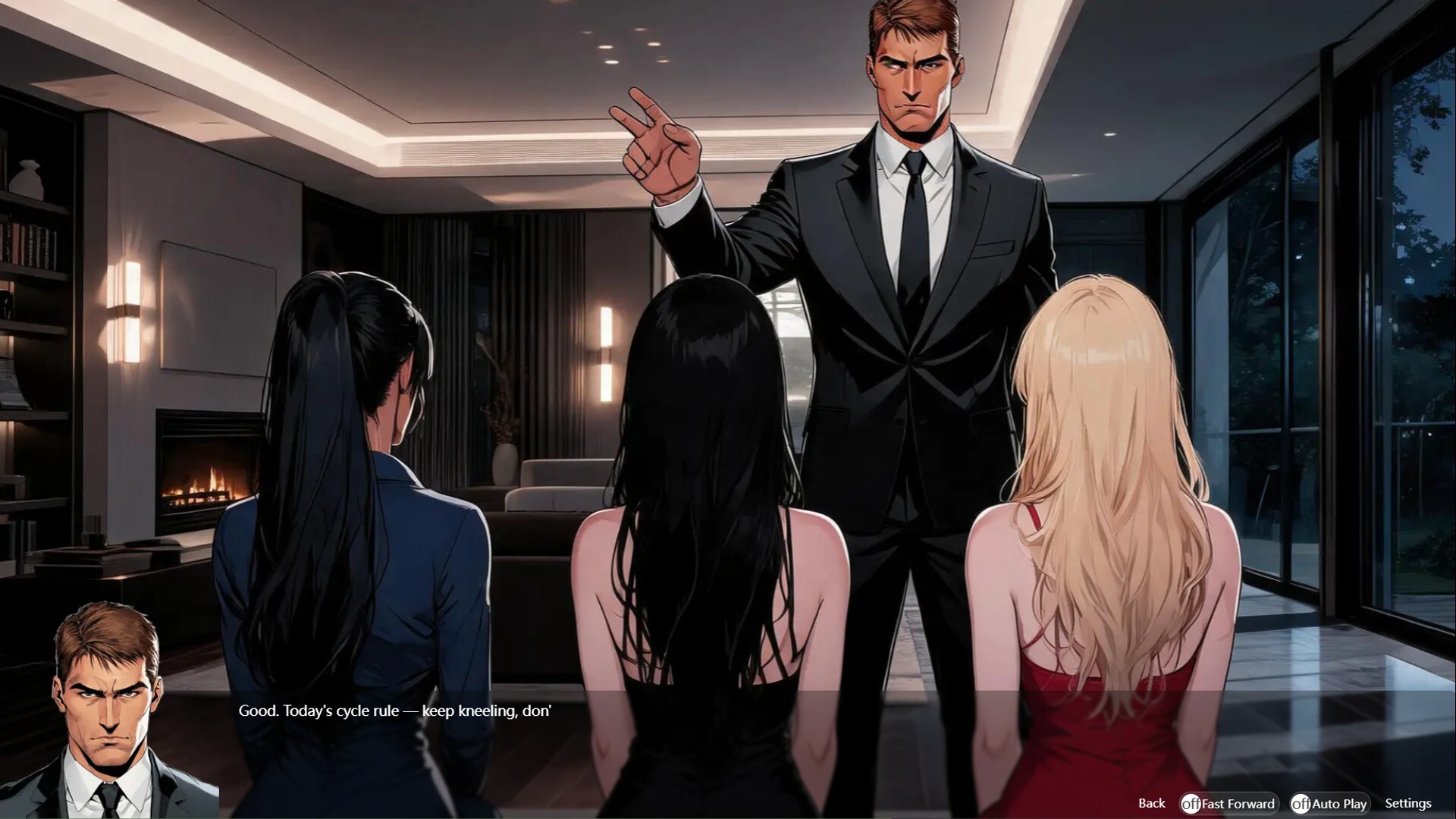 Beautiful Subordinates Kneeling Beside Hero screenshot 4