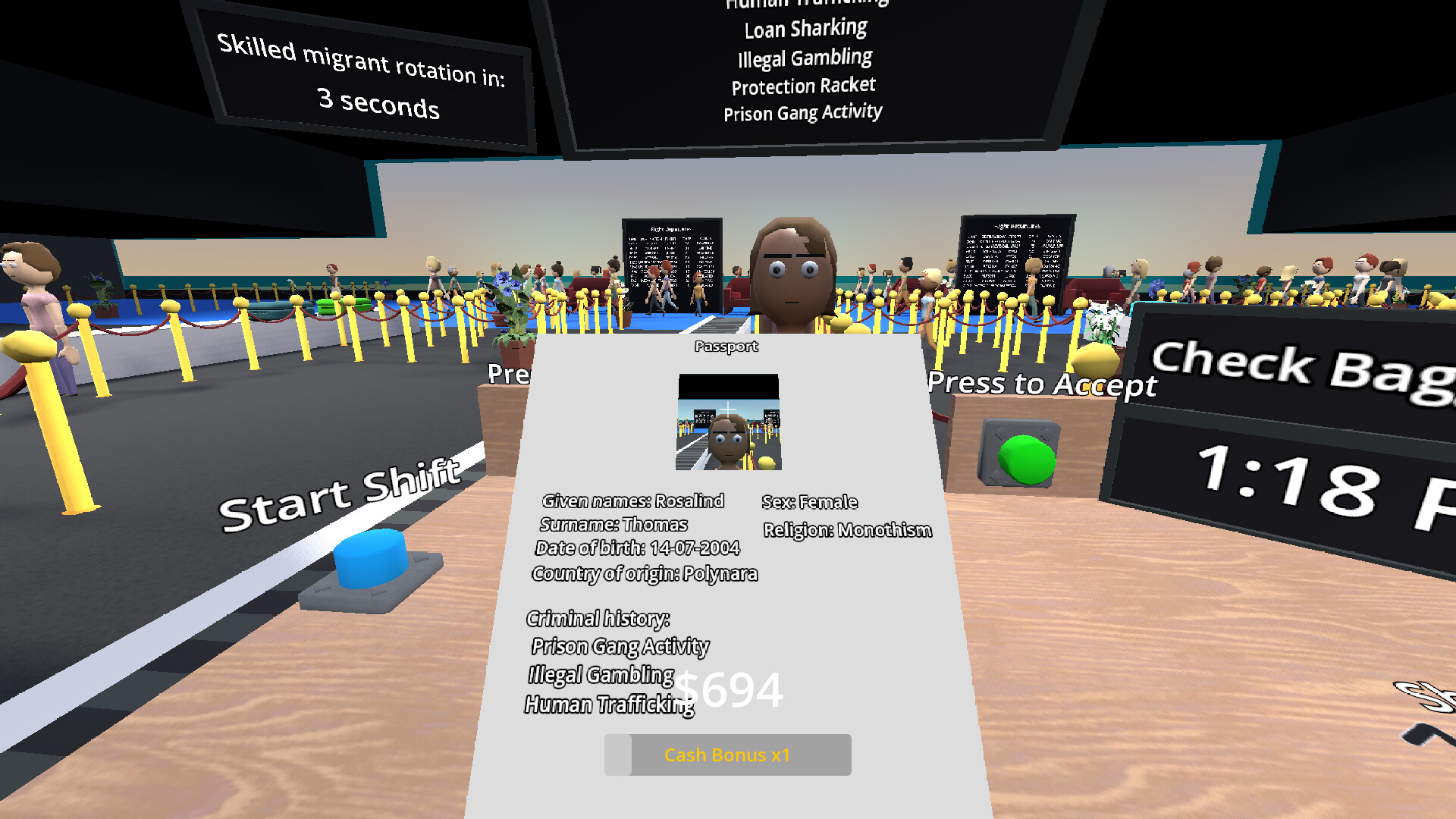 Immigration Simulator screenshot 4