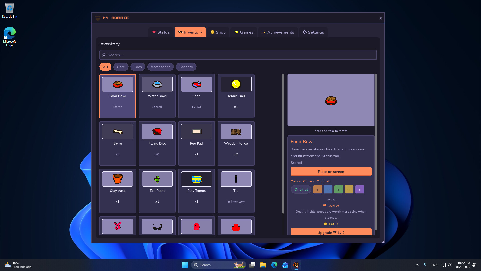 Pawper: Desktop Pet screenshot 2