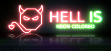 Cover art from Hell is Neon Colored