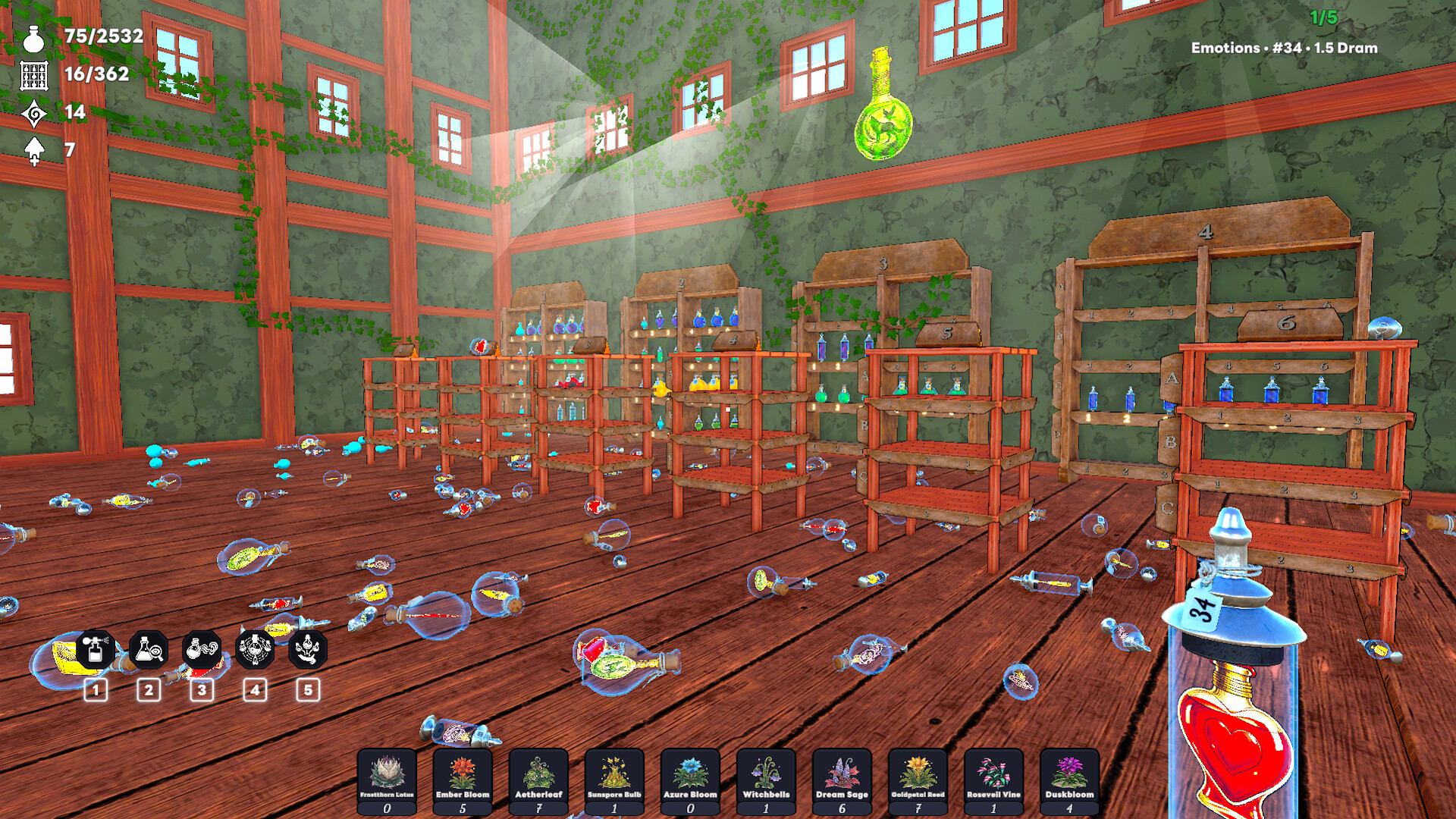 Alchemist's Books: Sorting the Old Alchemist's Storage screenshot 5