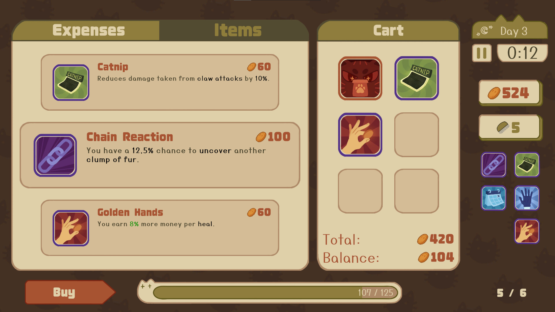 Pawsweeper screenshot 3
