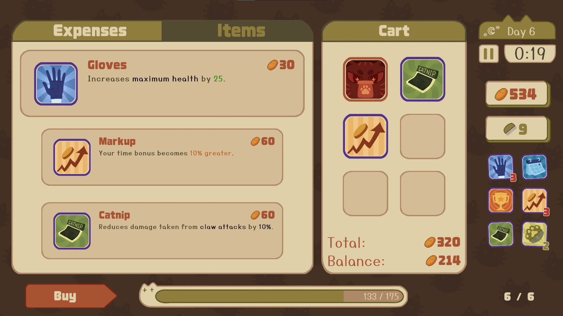 Pawsweeper screenshot 2