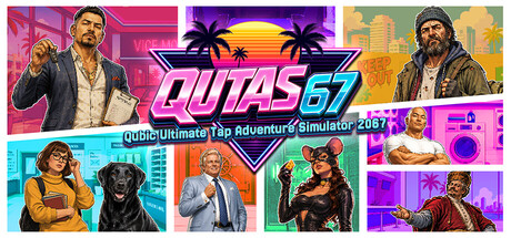 Cover art from QUTAS67 - Qubic Ultimate Tap Adventure Simulator 2067