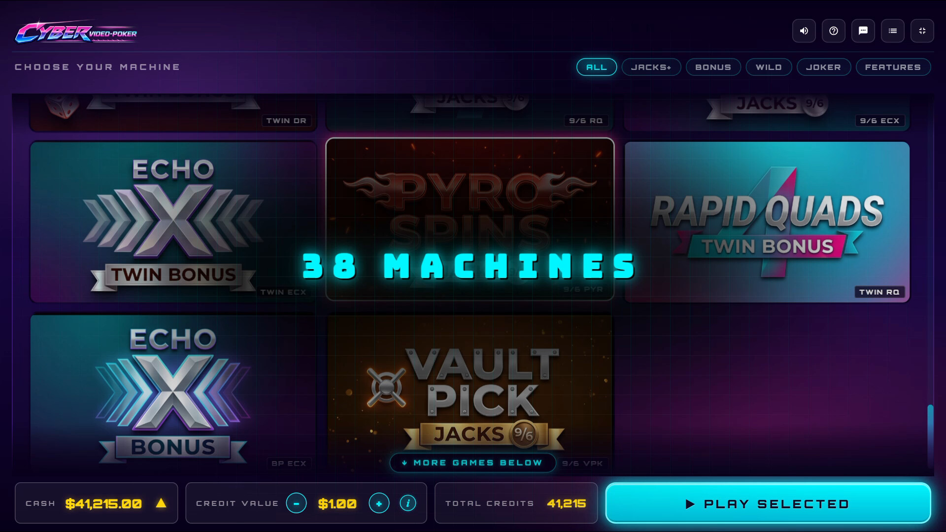 Cyber Video Poker screenshot 2