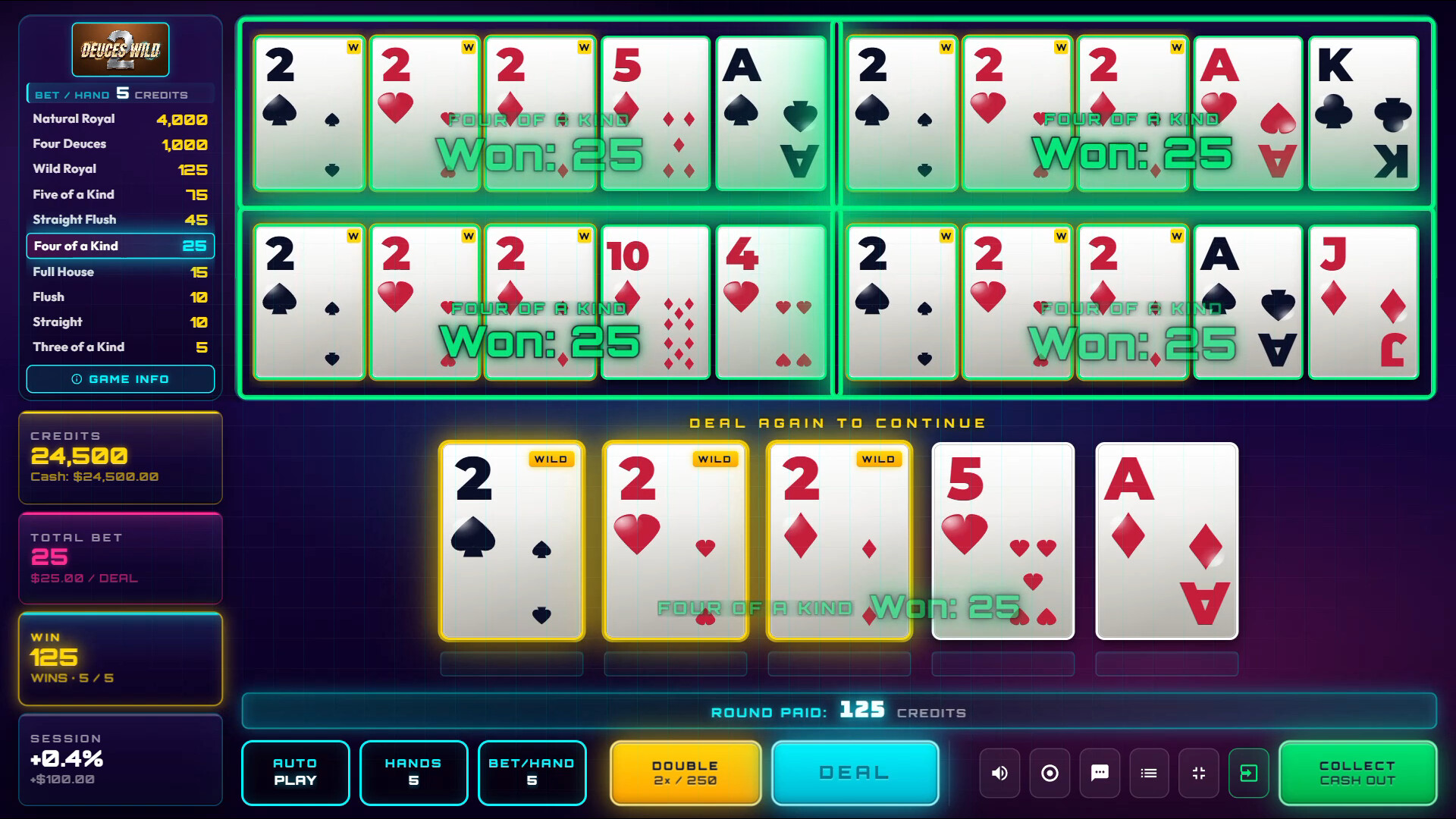 Cyber Video Poker screenshot 5