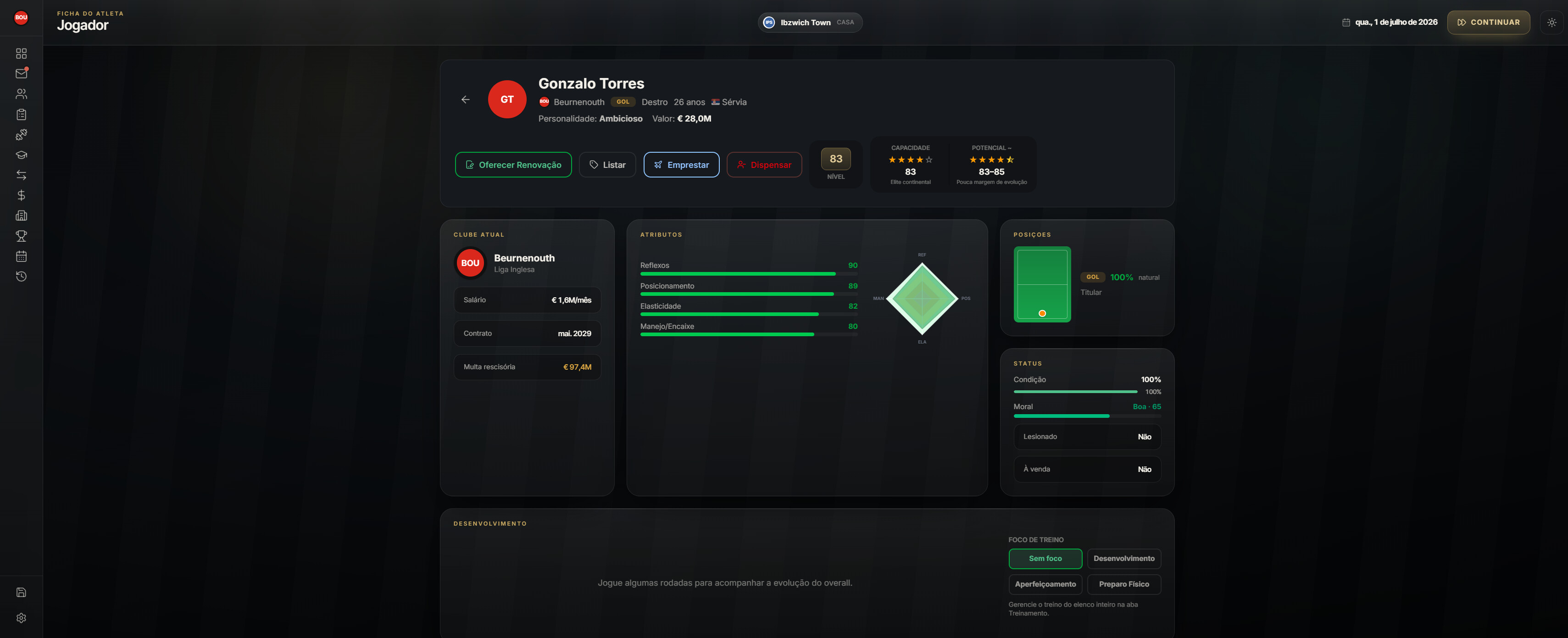 Footy Manager screenshot 3