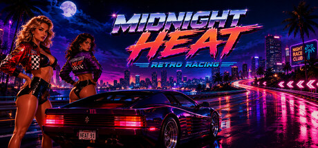 Cover art from Midnight Heat: Retro Racing