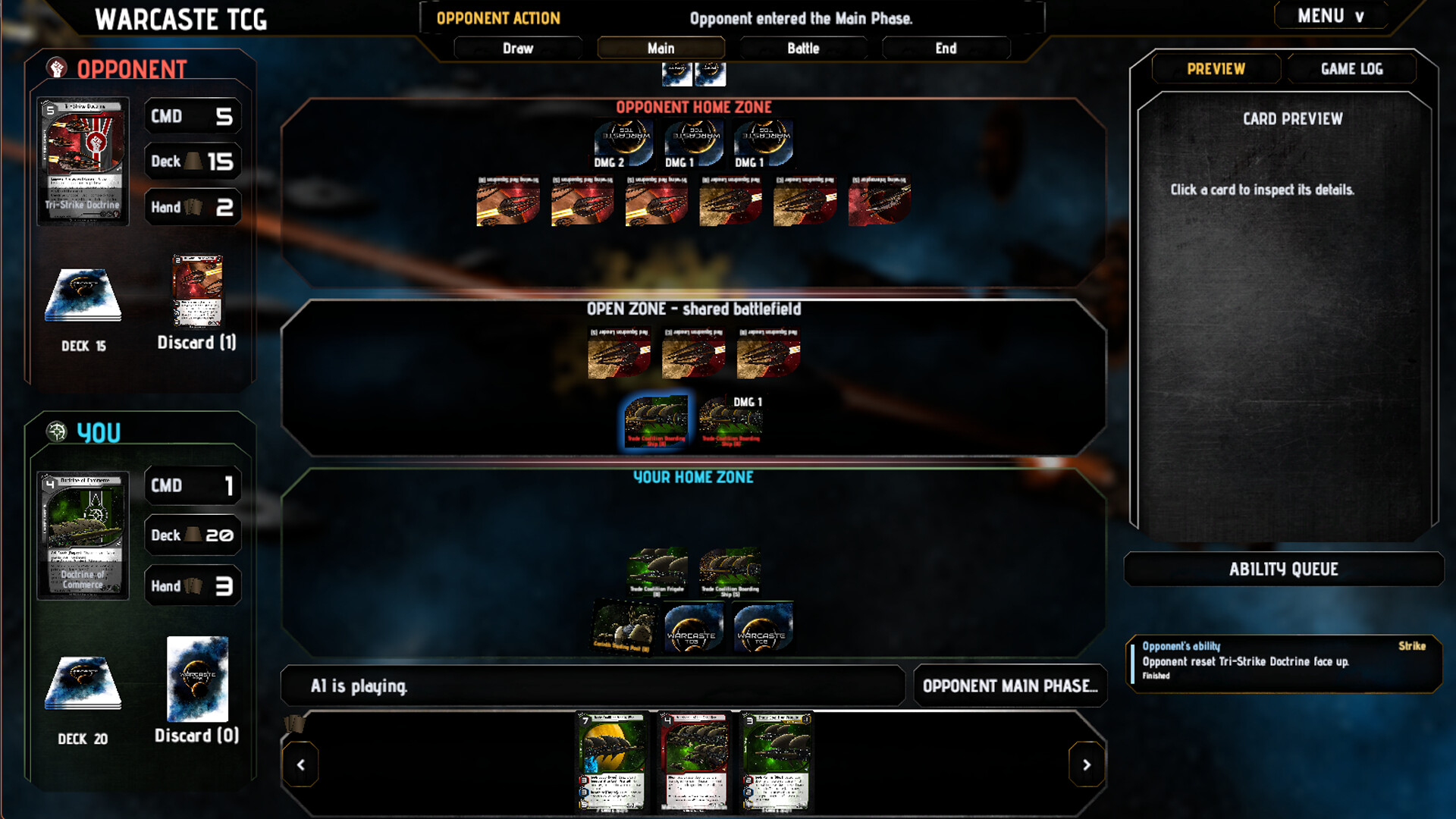 Warcaste TCG trailer