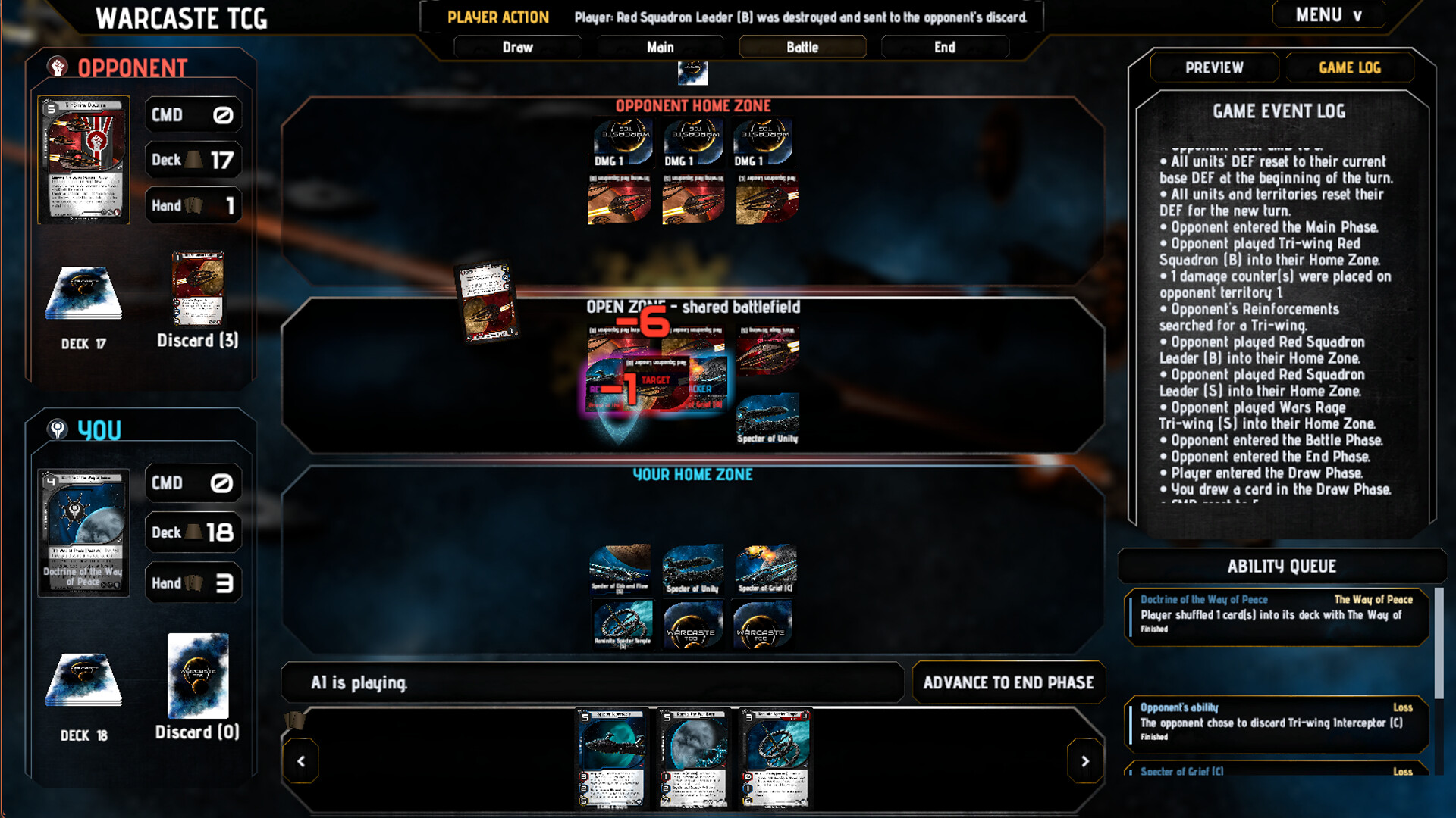 Warcaste TCG screenshot 2