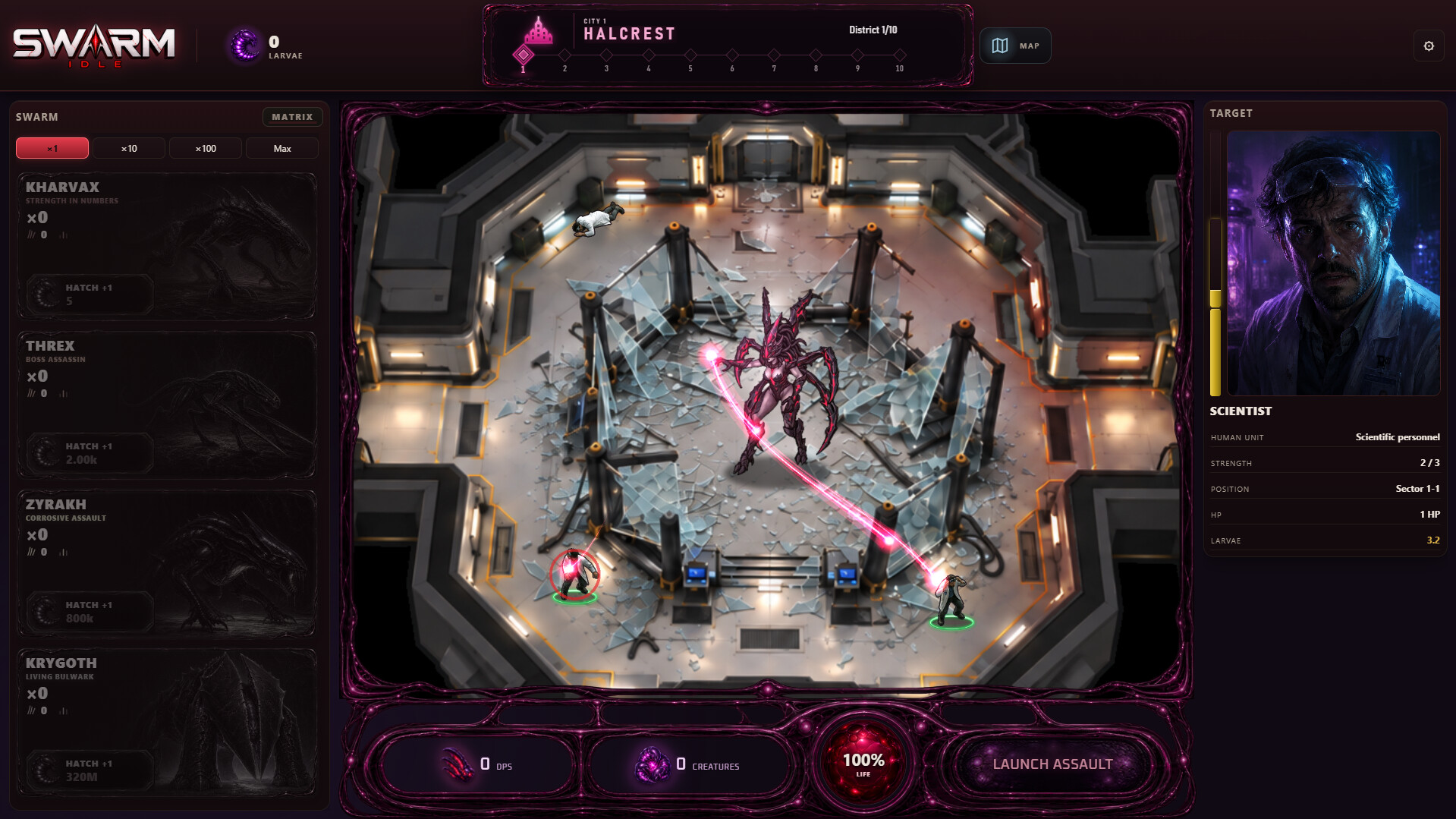 Swarm Idle trailer