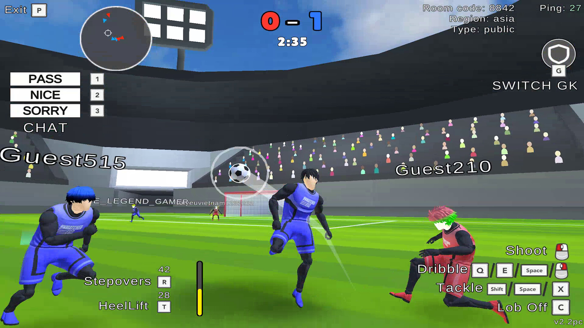 Unmatched Ego 2 - Soccer Action screenshot 2