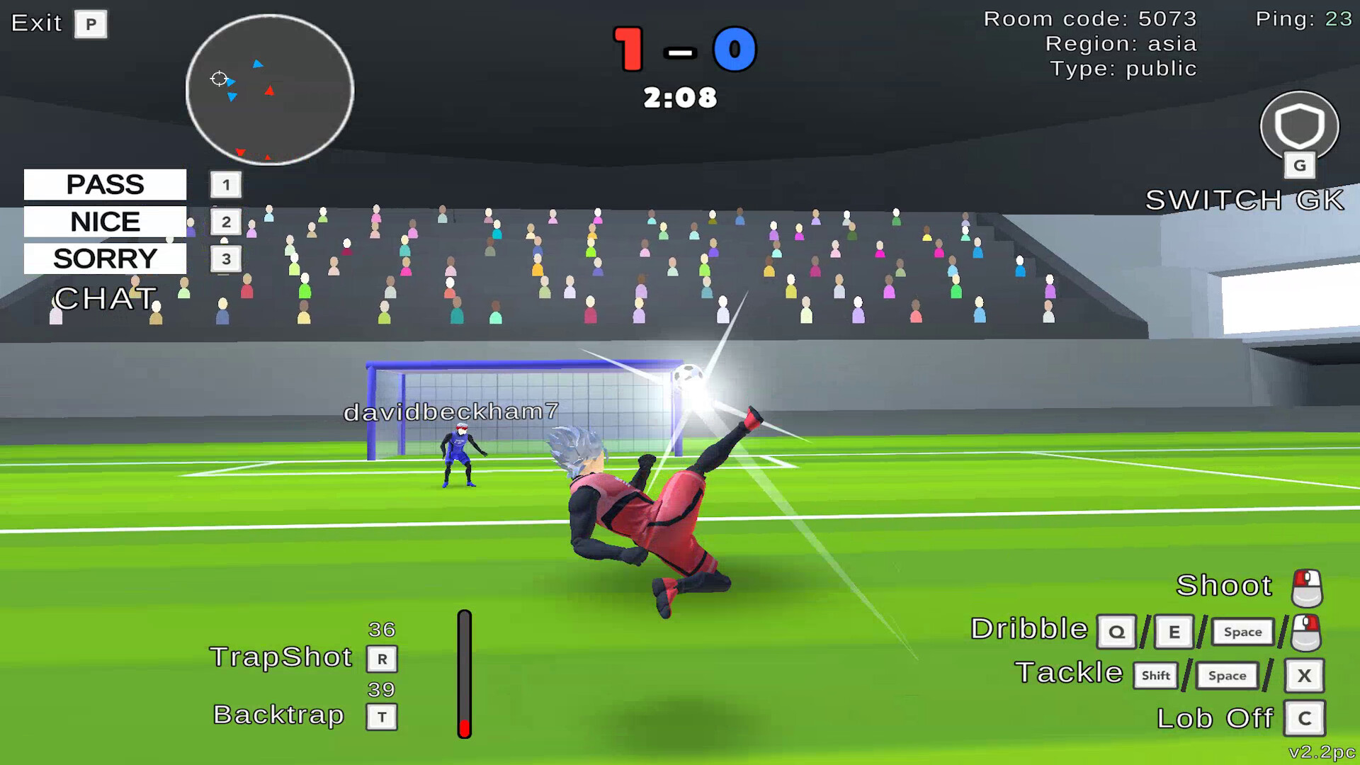 Unmatched Ego 2 - Soccer Action screenshot 1