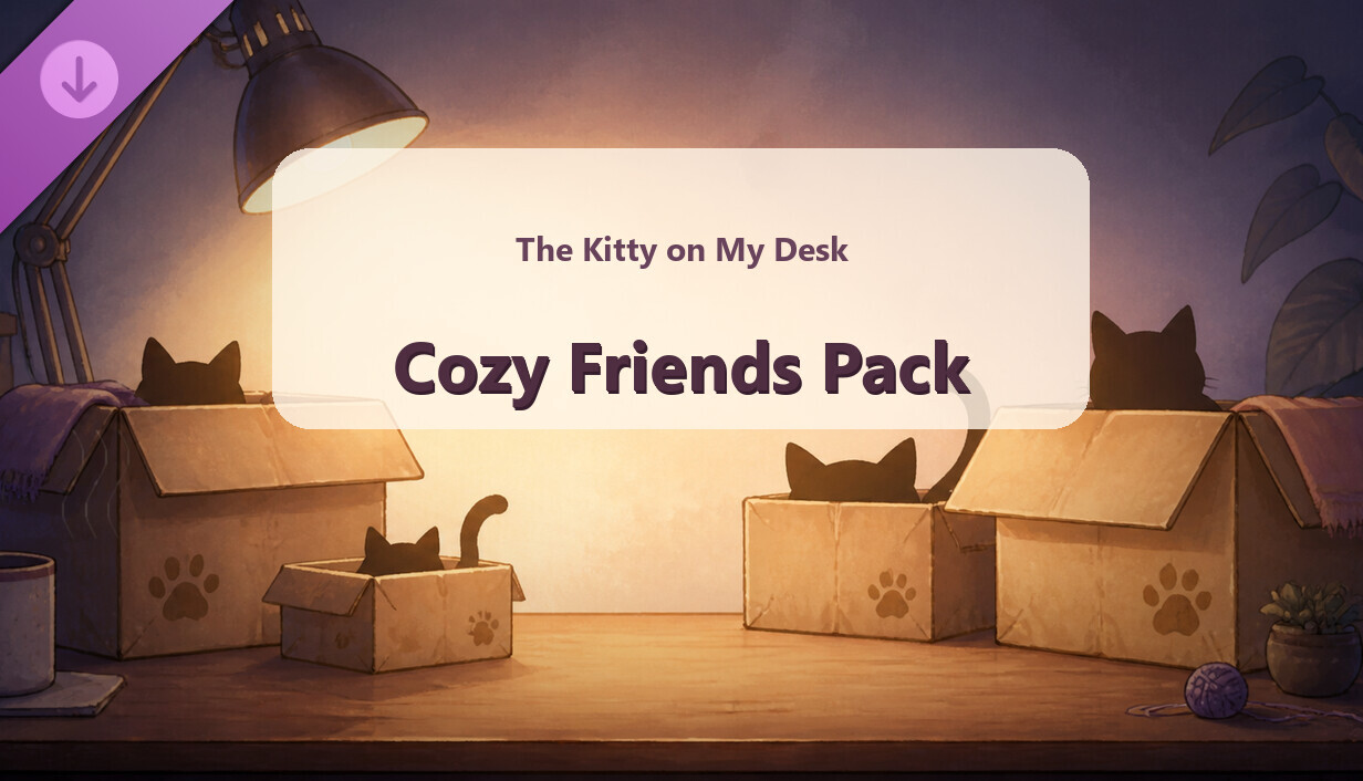 The Kitty on My Desk - Cozy Friends Pack
