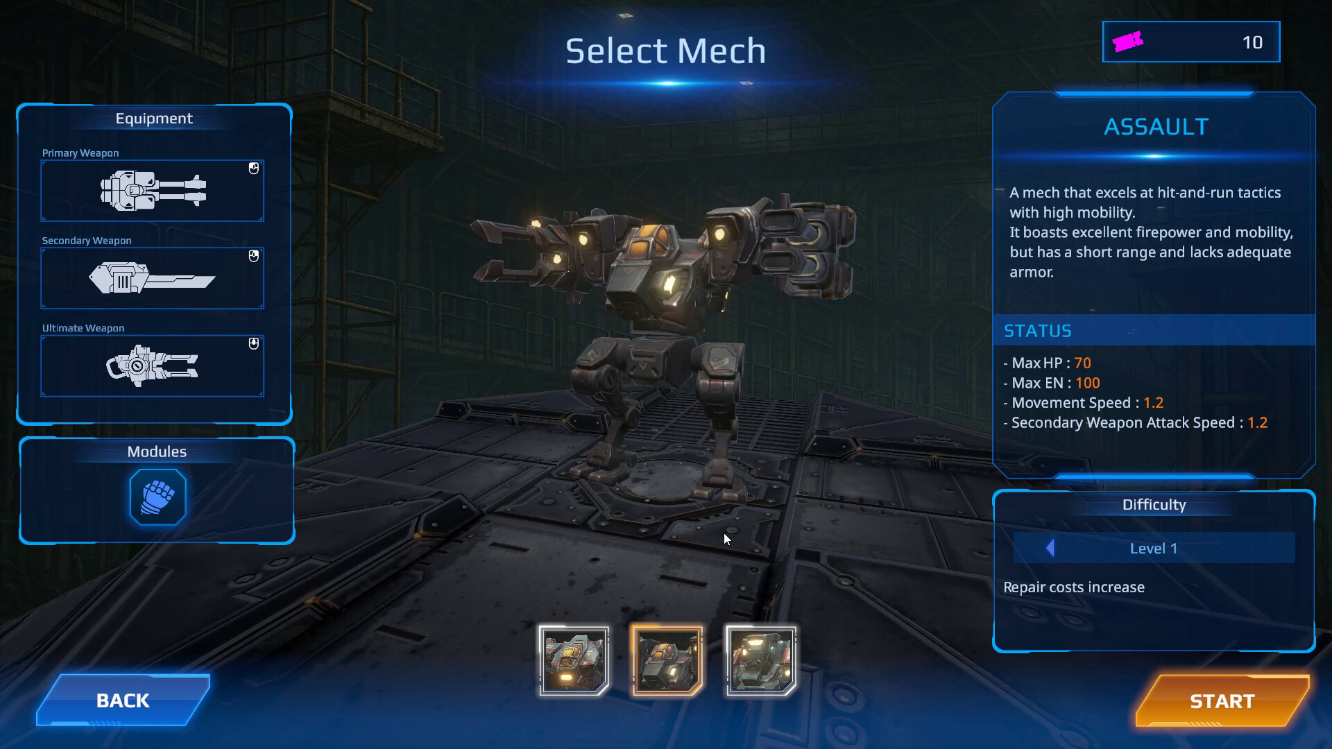 STEEL VANGUARD:Project ARES screenshot 5